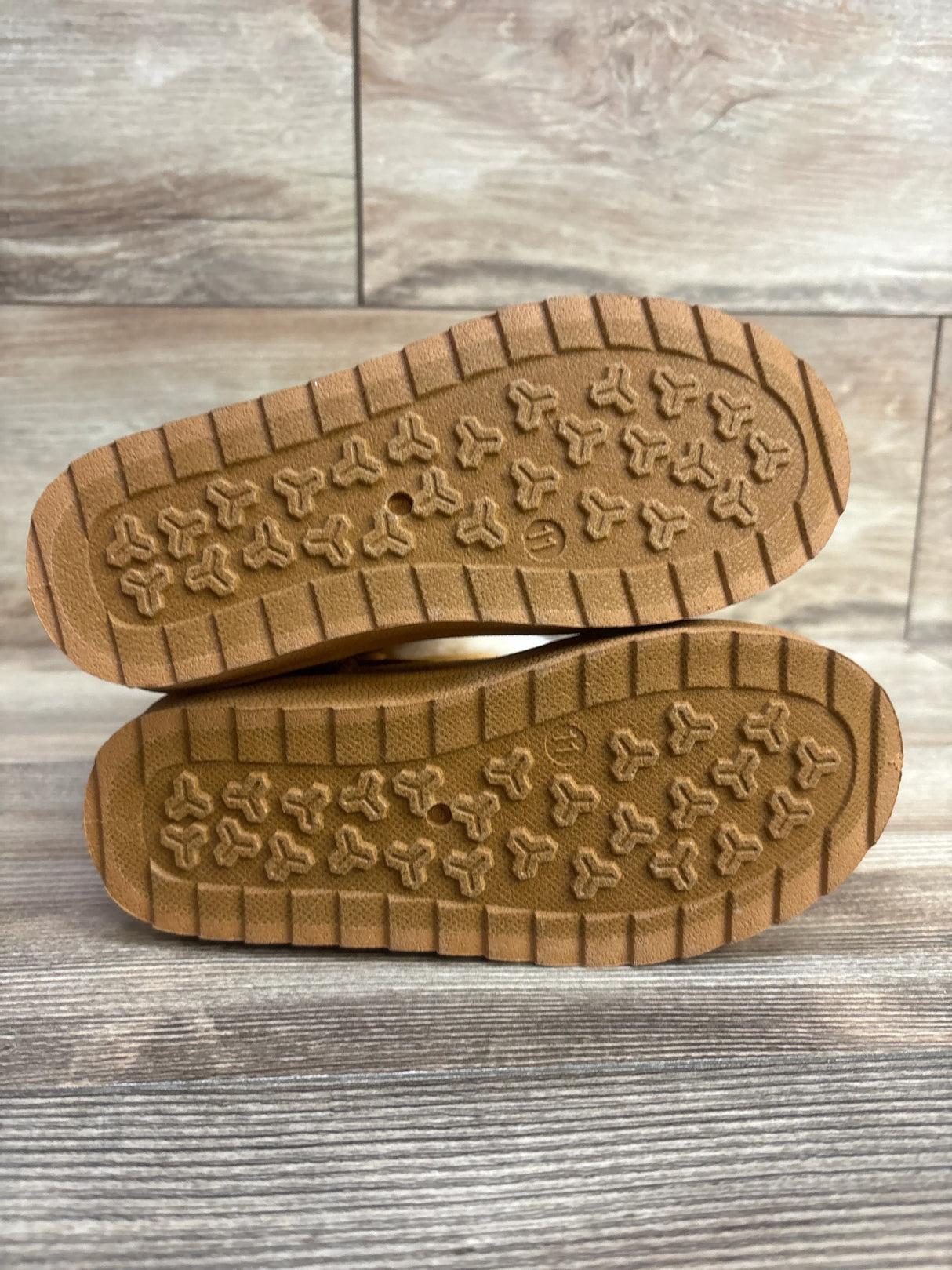 NEW Bebe Girls Faux Shearling Ankle Boots Brown sz 11c