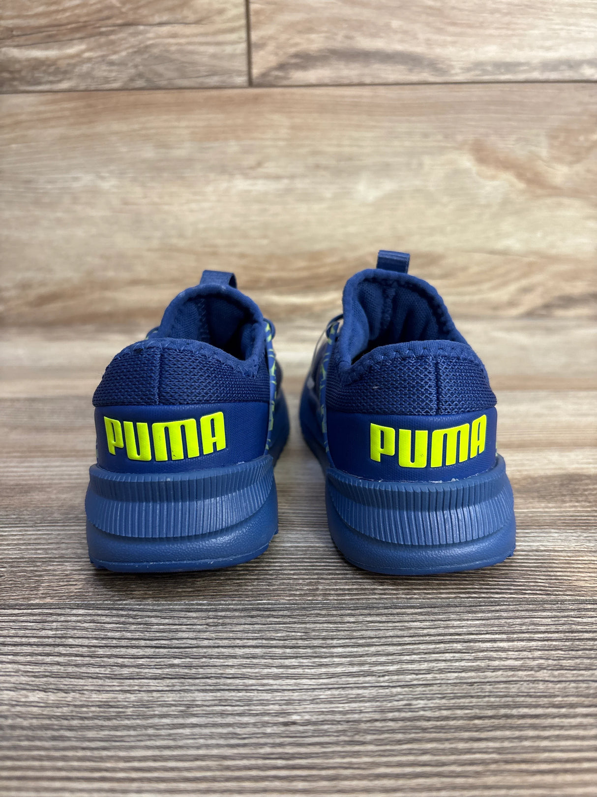 NWOT Puma Pacer Future Scribble Slip On Sneakers, Blue sz 10c
