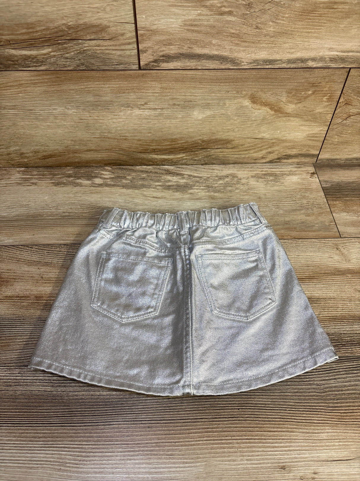 H&M Metallic Skirt Silver sz 4T