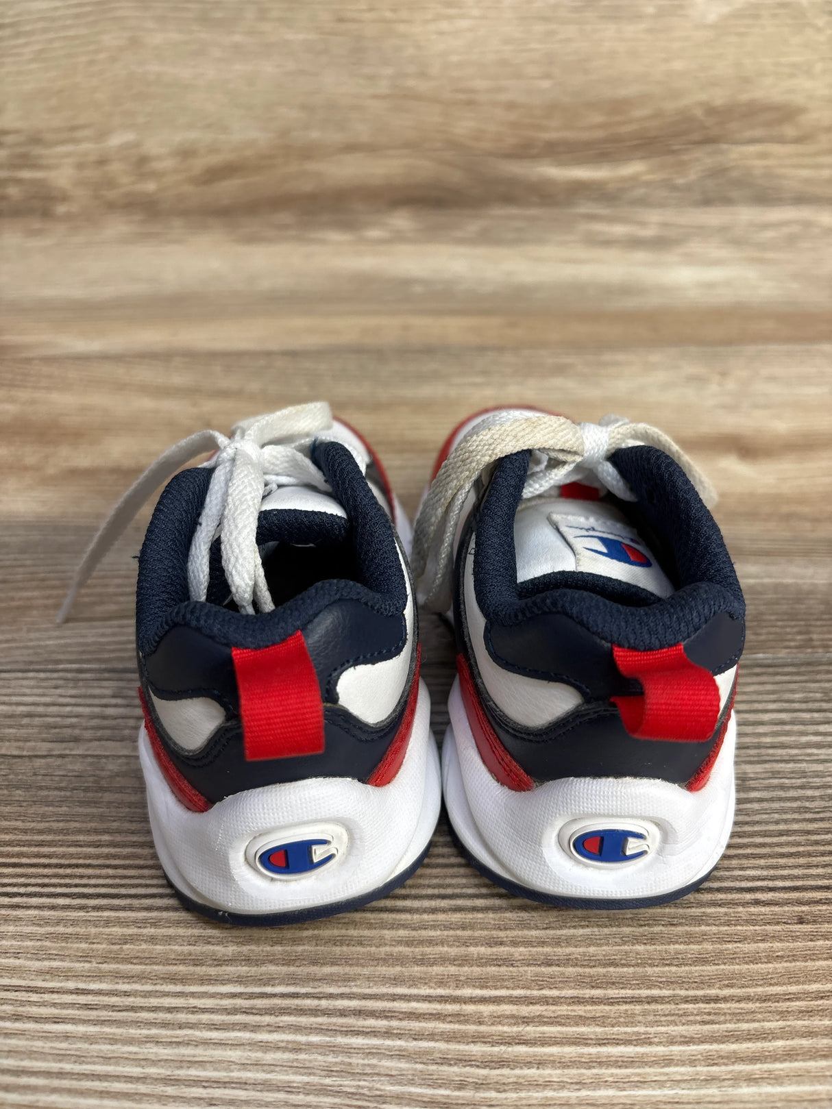 Champion 93Eighteen SP Block Sneakers White sz 6c