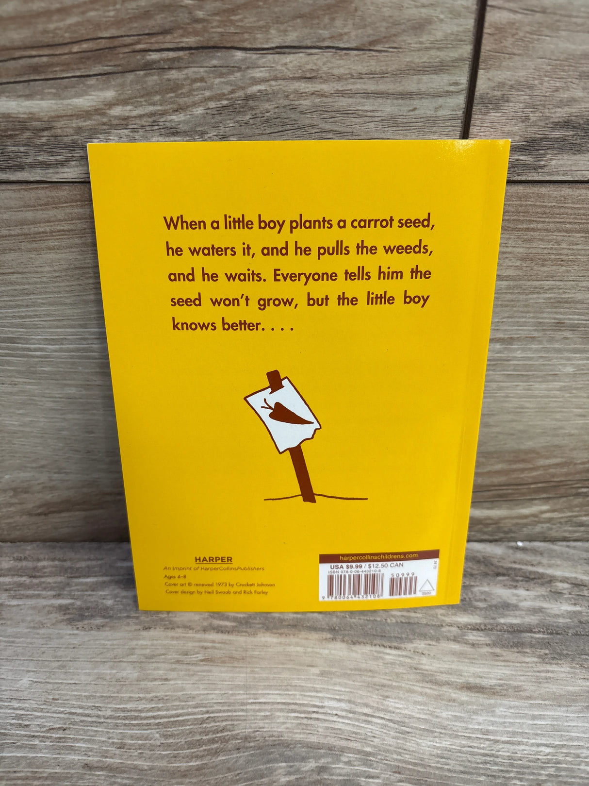 The Carrot Seed: 75th Anniversary Paperback Book - Me n Mommy To Be