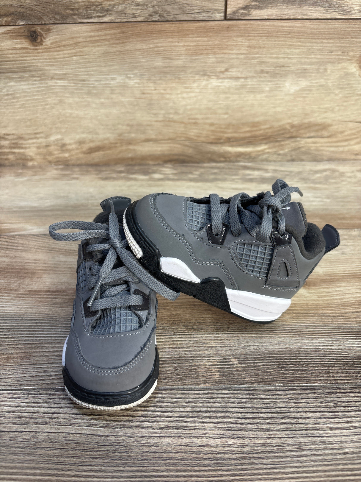 Air Jordan 4 Retro TD 'Cool Grey' Sneakers sz 5c