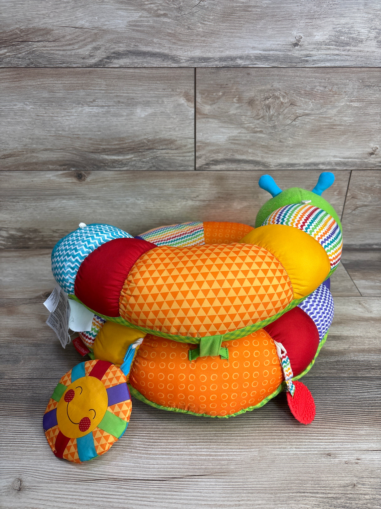Infantino Prop-A-Pillar Tummy Time & Seated Support, Caterpillar