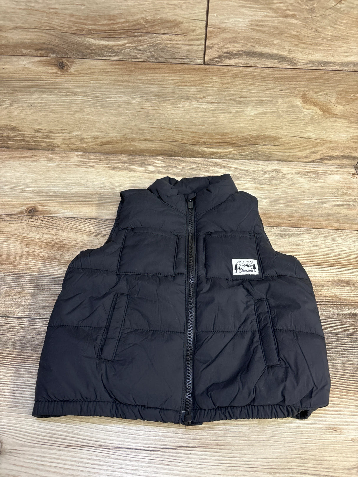 Old Navy Puffer Vest Black sz 18-24m