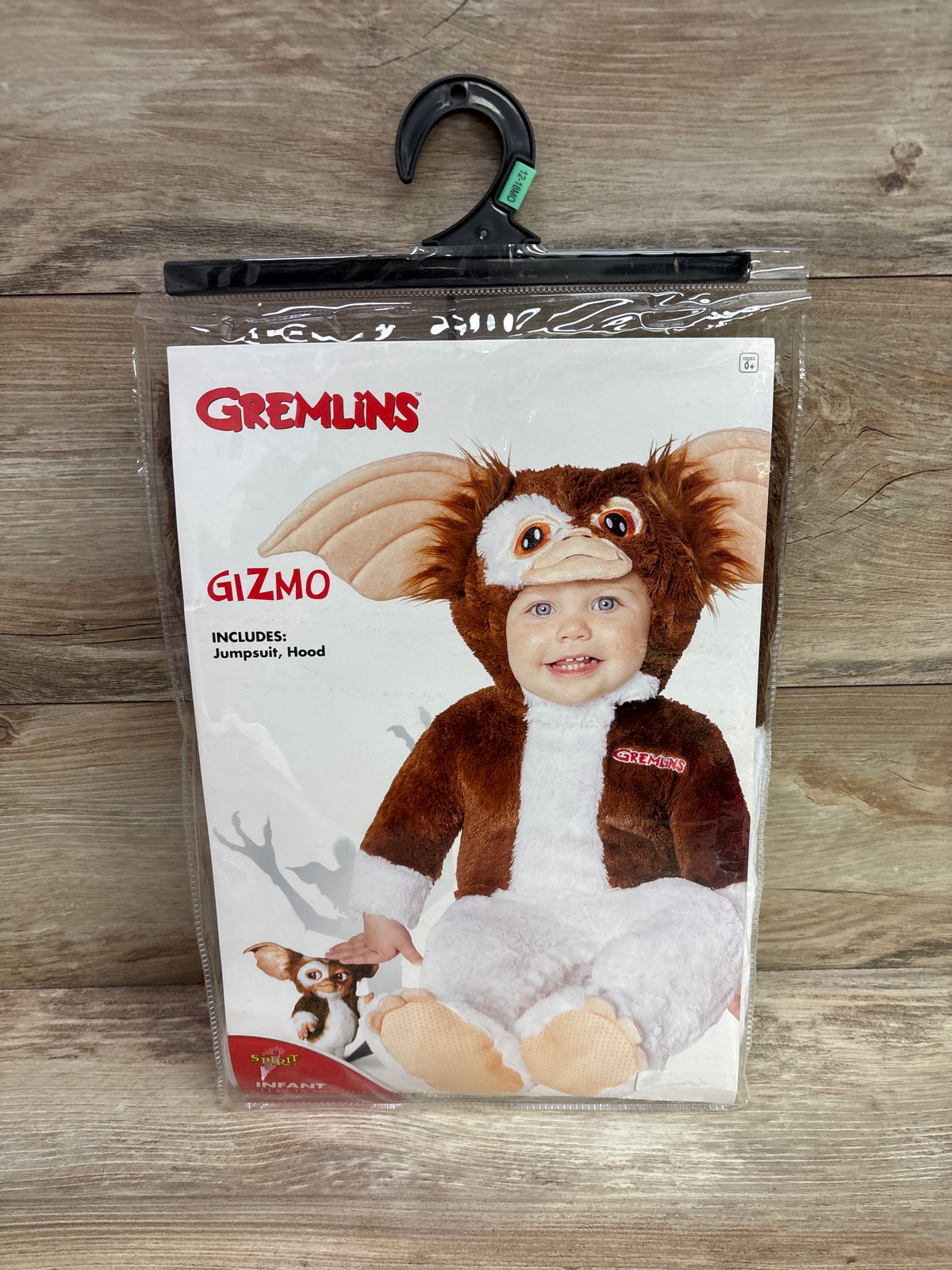 Spirit Halloween 2pc Gremlins Gizmo Costume Brown sz 12-18m