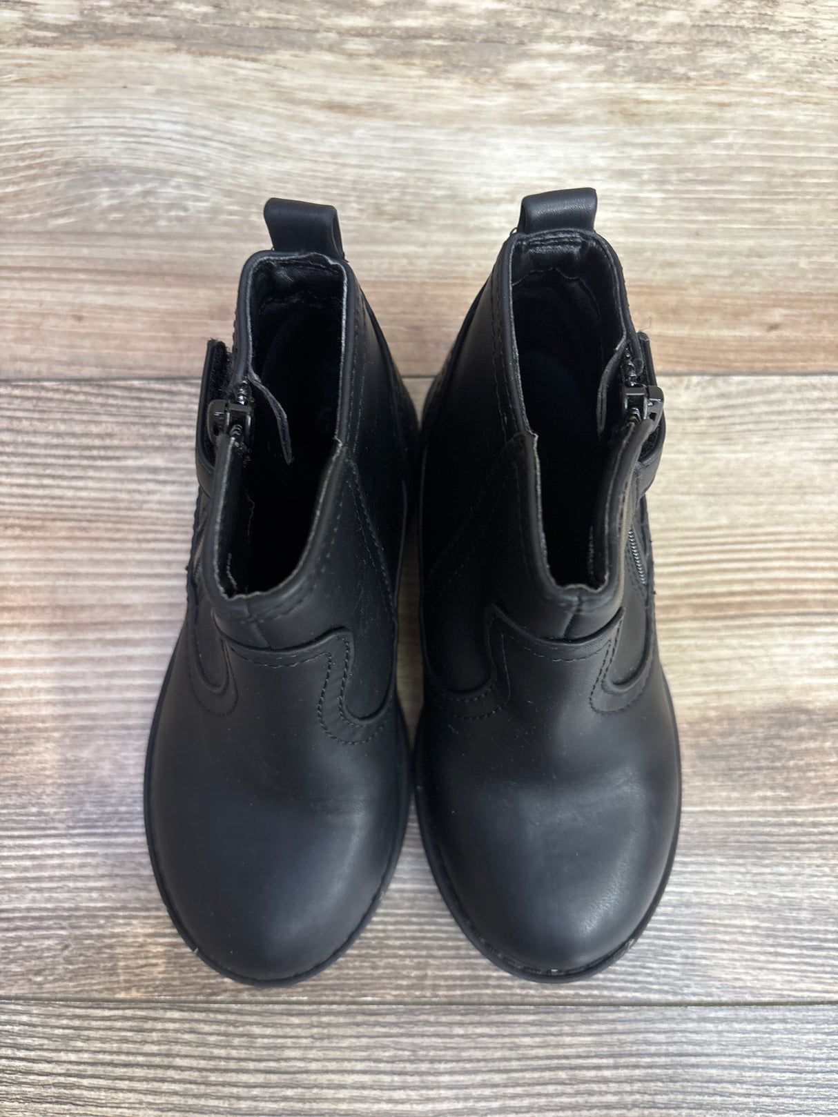 Wonder Nation Fashion Ankle Boots Black sz 9c