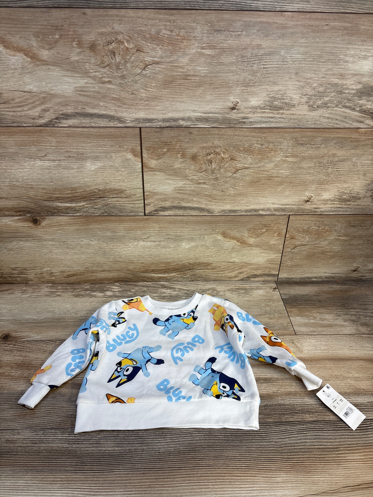 NEW Bluey Sweatshirt White sz 12m