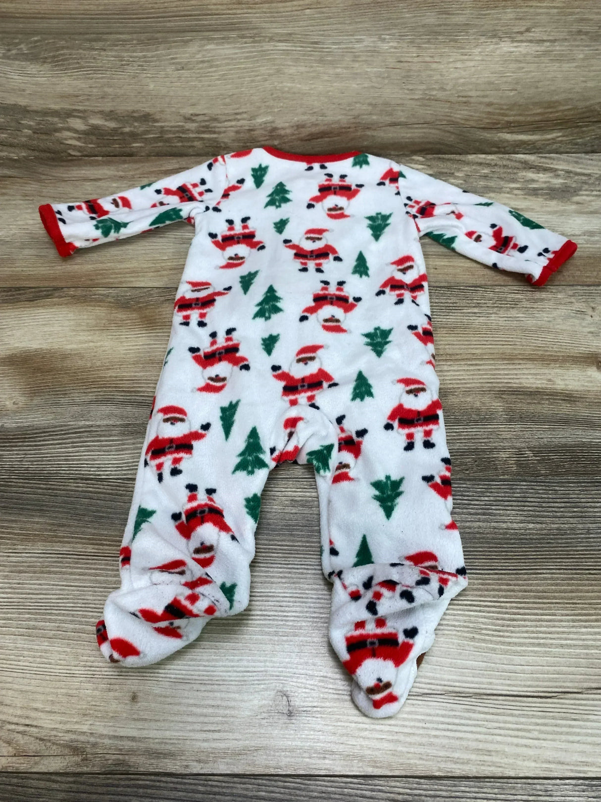 Just One You Santa Blanket Sleeper White sz 3m - Me n Mommy To Be