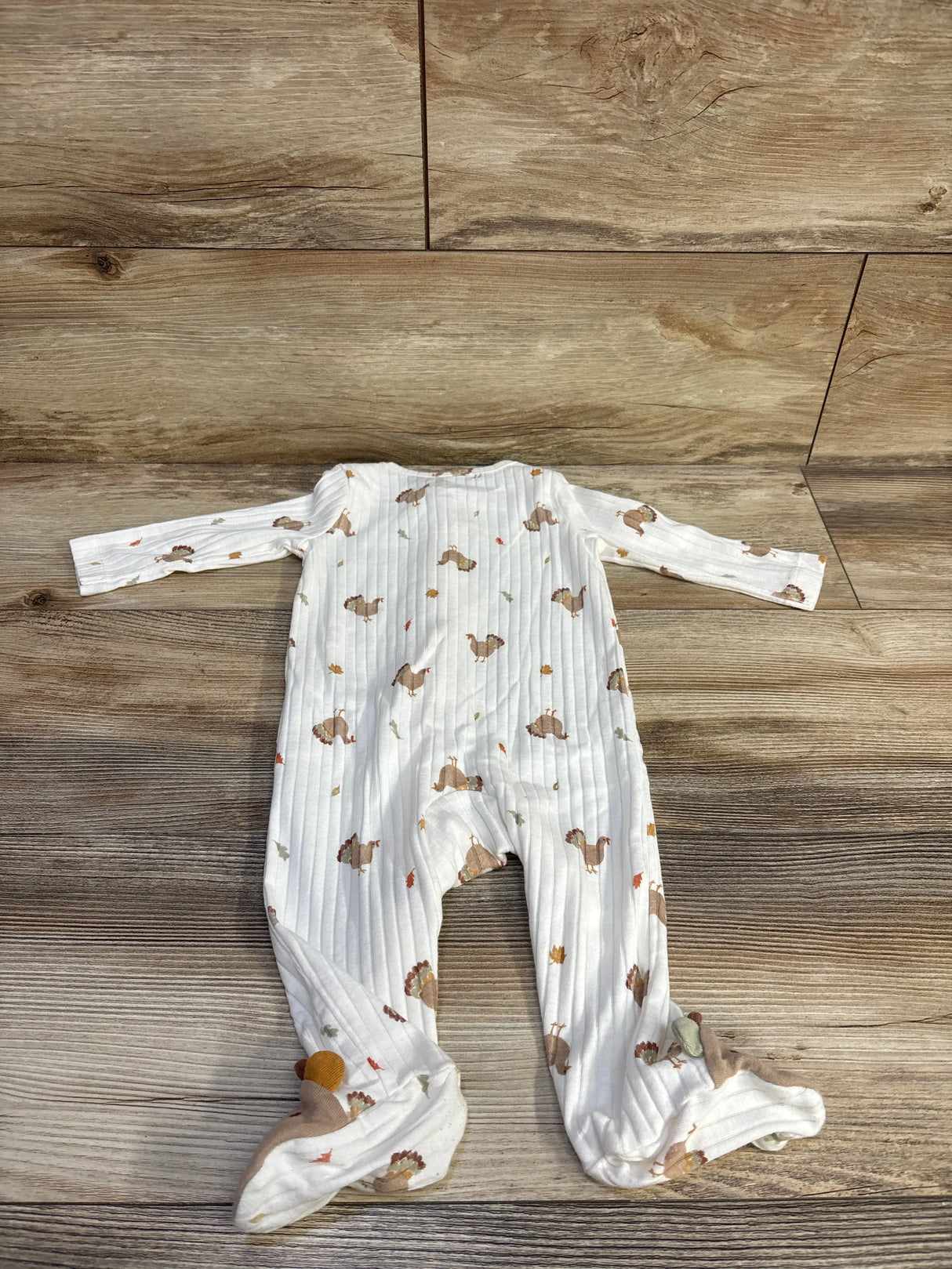 Just One You Ribbed Sleeper White sz 6m