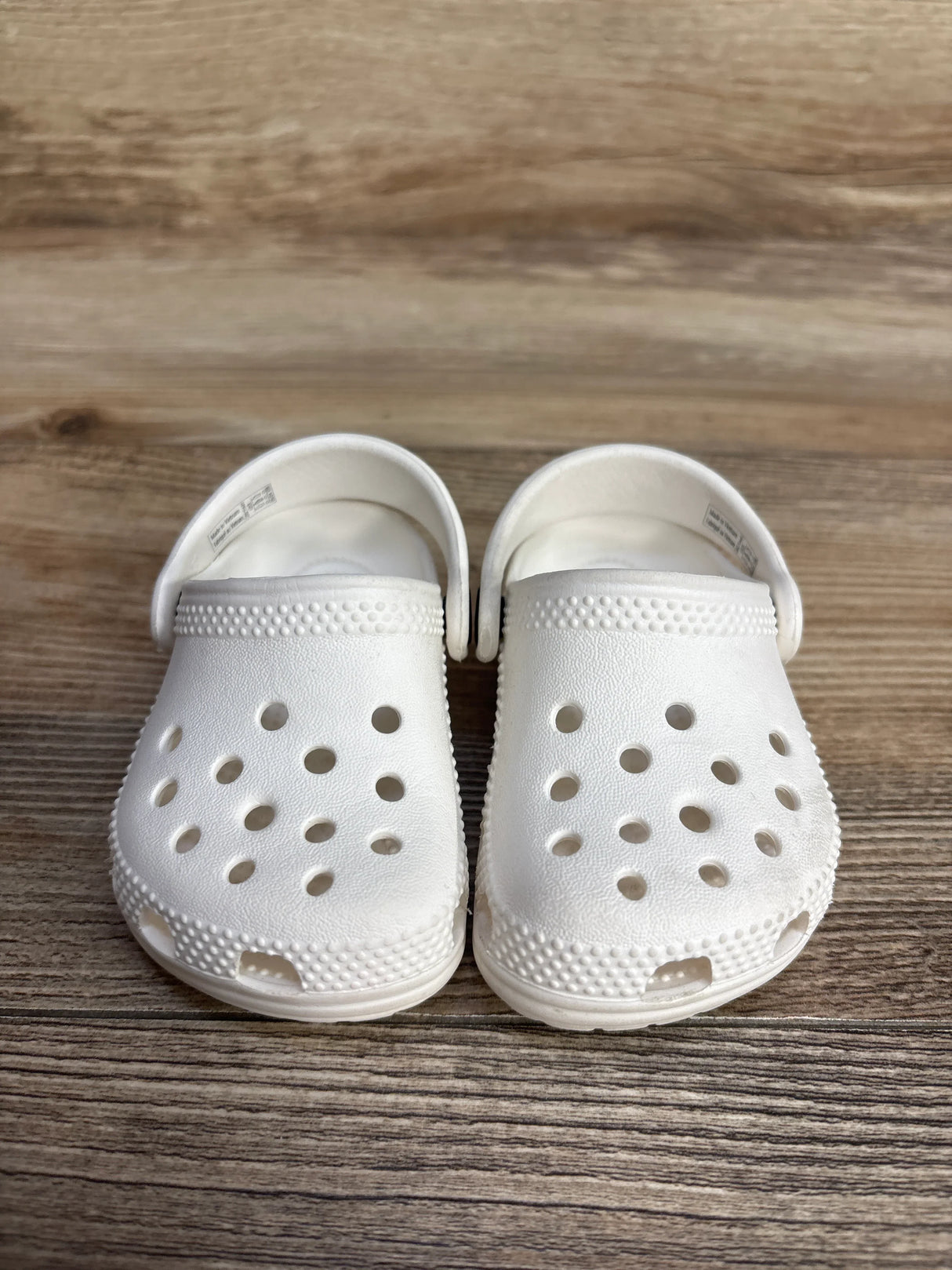 Crocs Classic Clogs White sz 2/3c