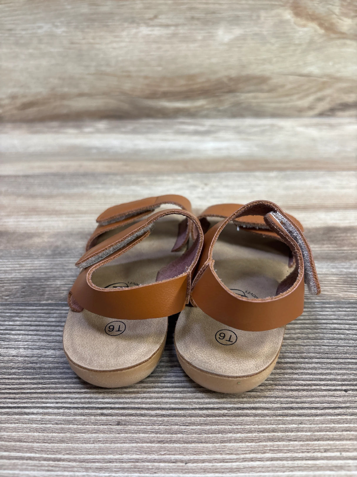 Trary Adjustable Double Strap Sandals Brown sz 6c