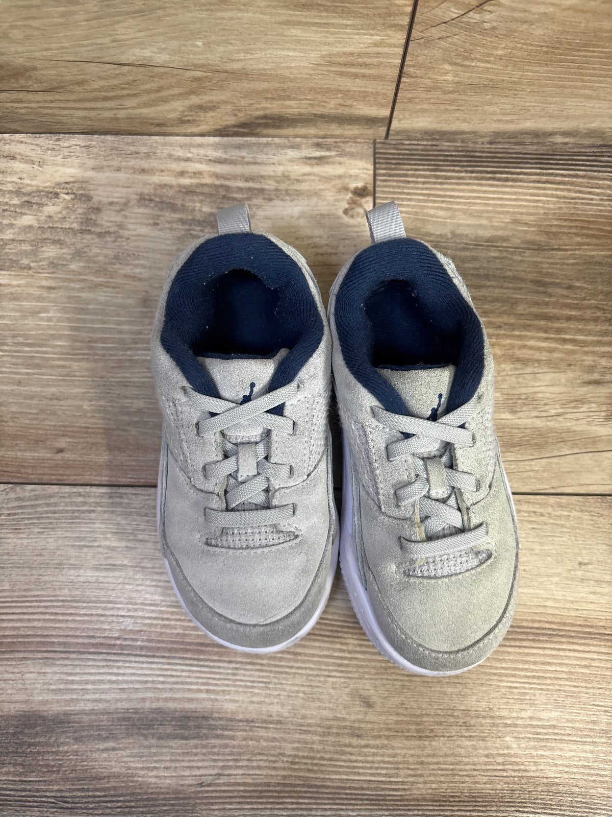 Air Jordan Flight Court TD 'Neutral Grey Midnight Navy' Sneakers sz 10c