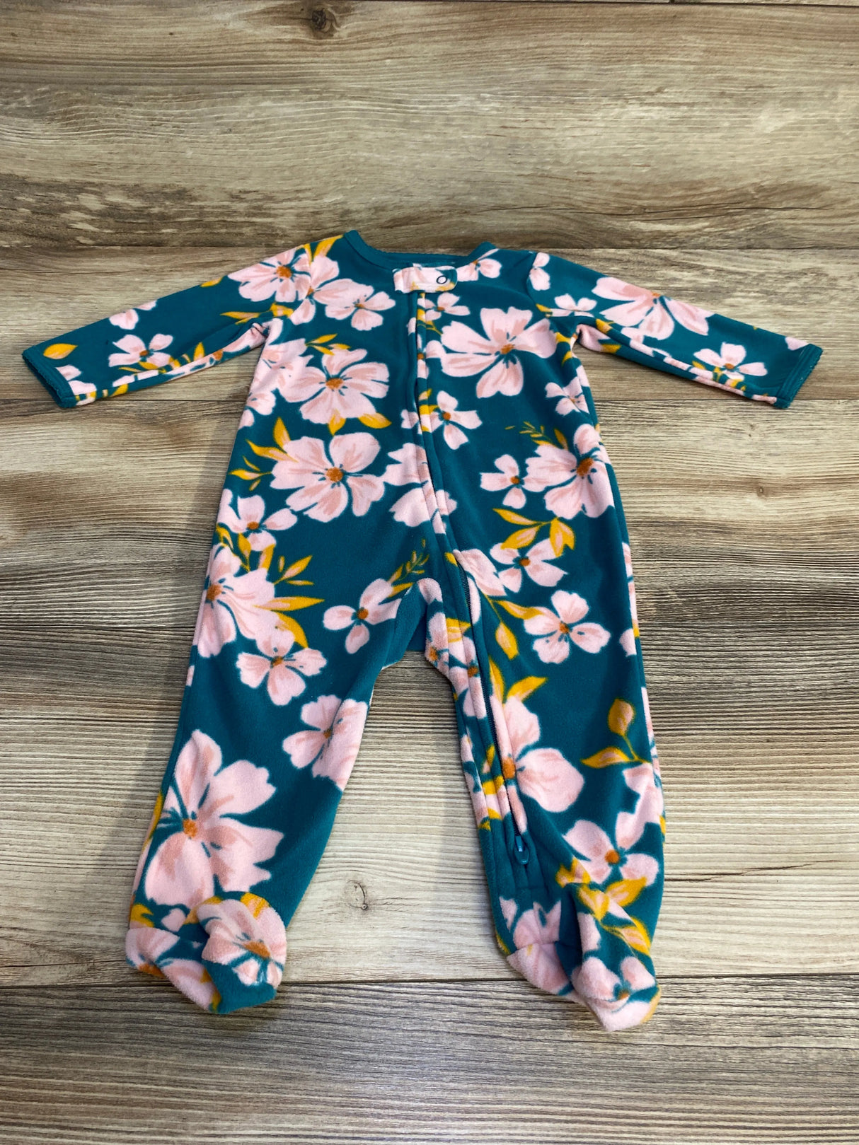 Carter's Floral Blanket Sleeper Green sz 6m - Me n Mommy To Be