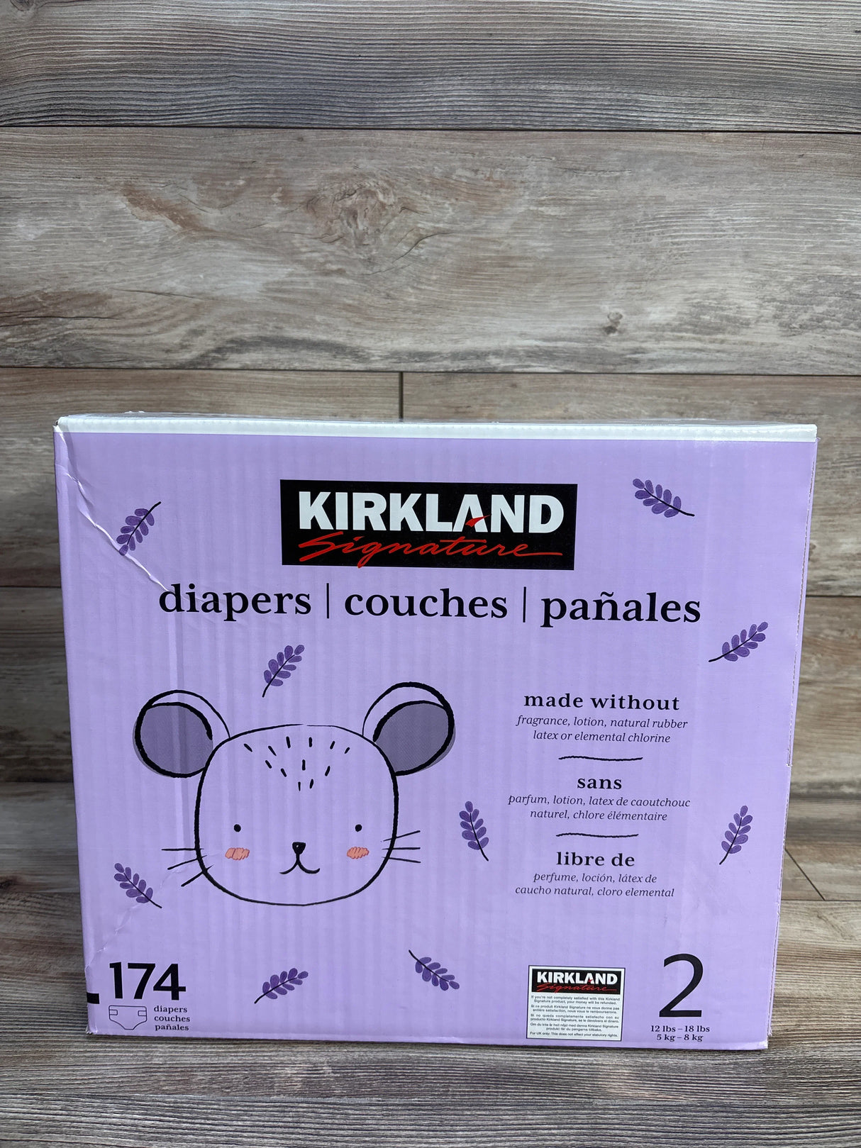 NEW Kirkland Signature Diapers Size 2, 174ct.