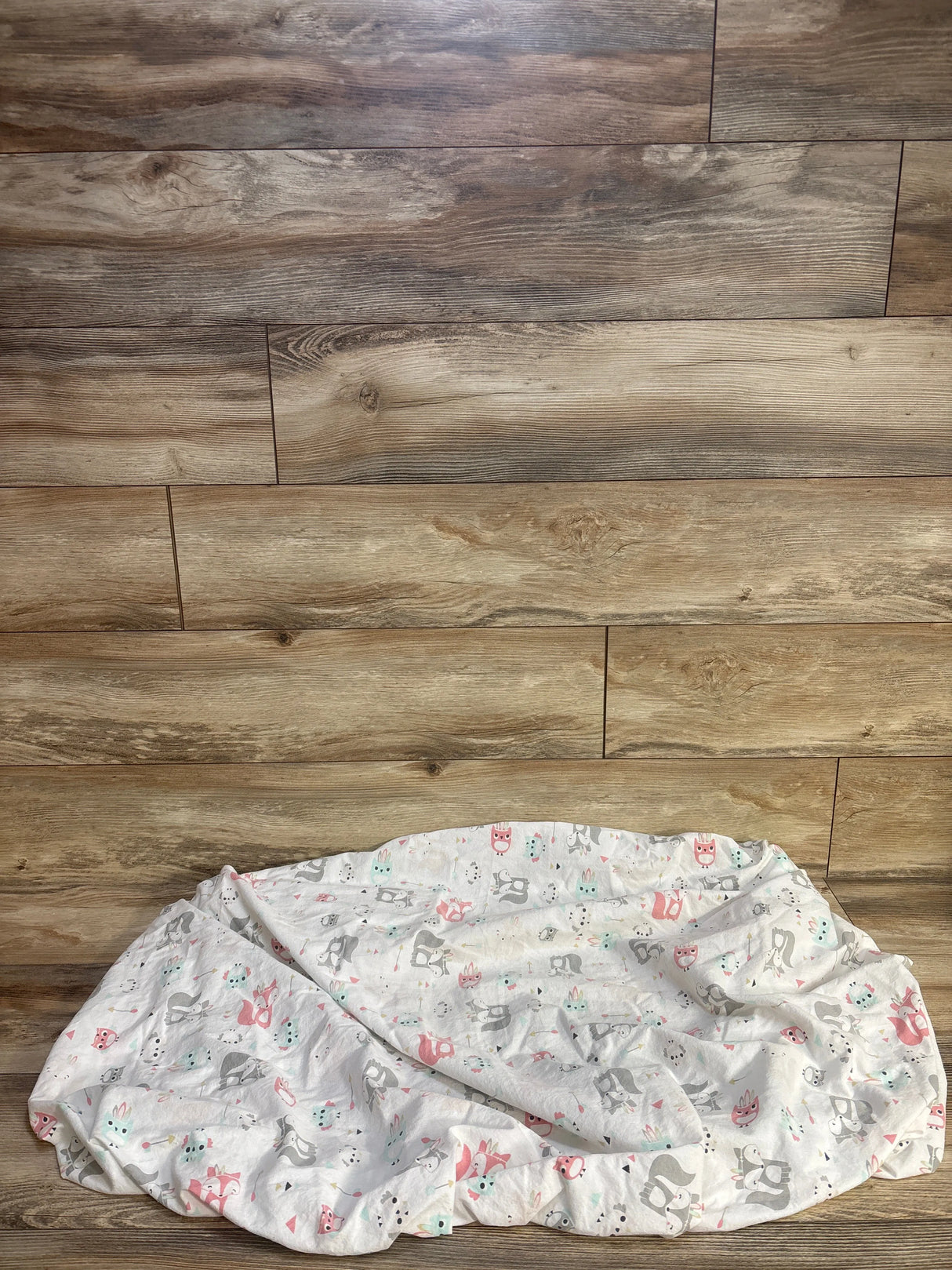 Lambs & Ivy Fitted Crib Sheet White