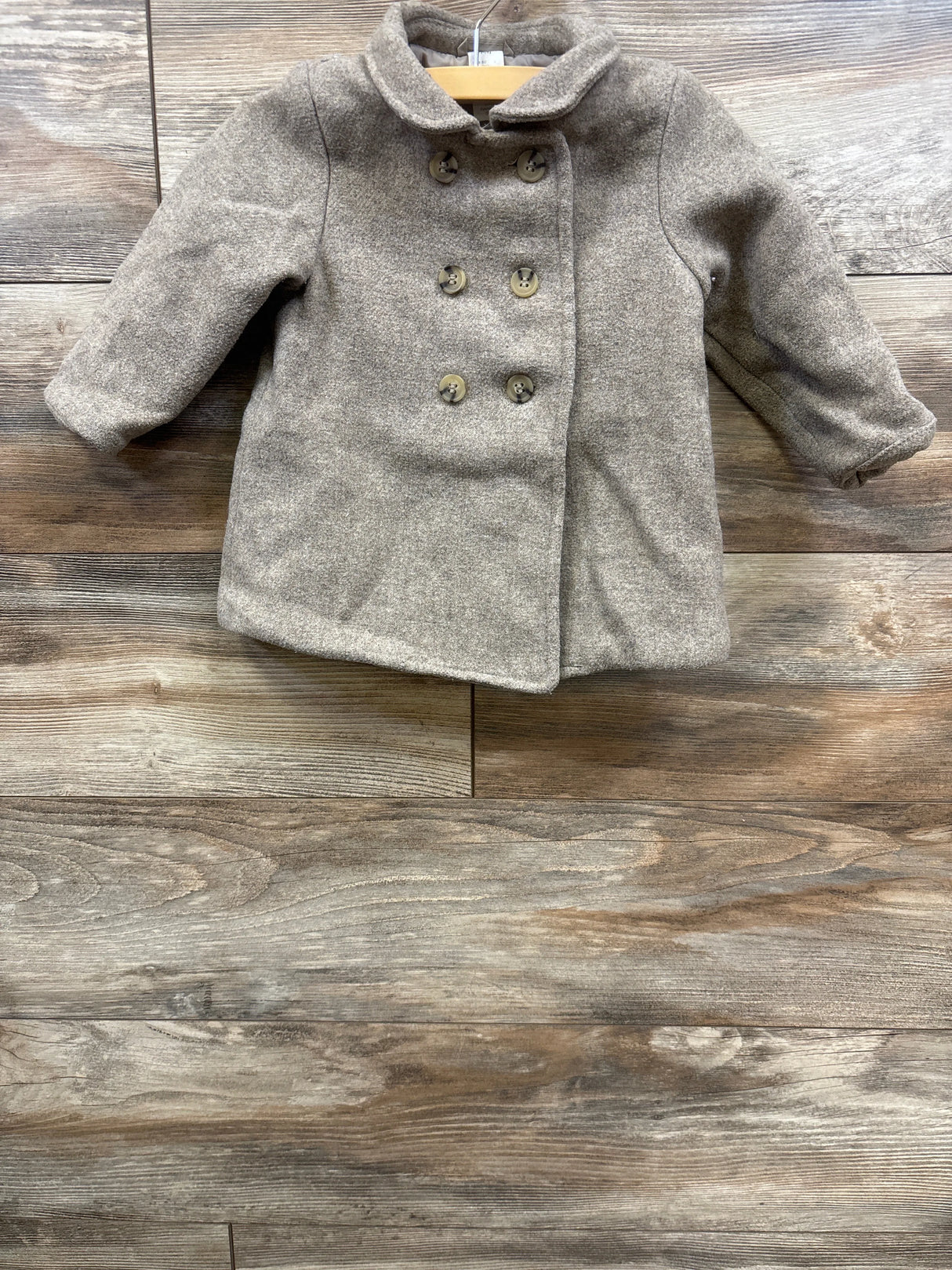 H&M Wool-Blend Coat Taupe sz 12m - Me n Mommy To Be