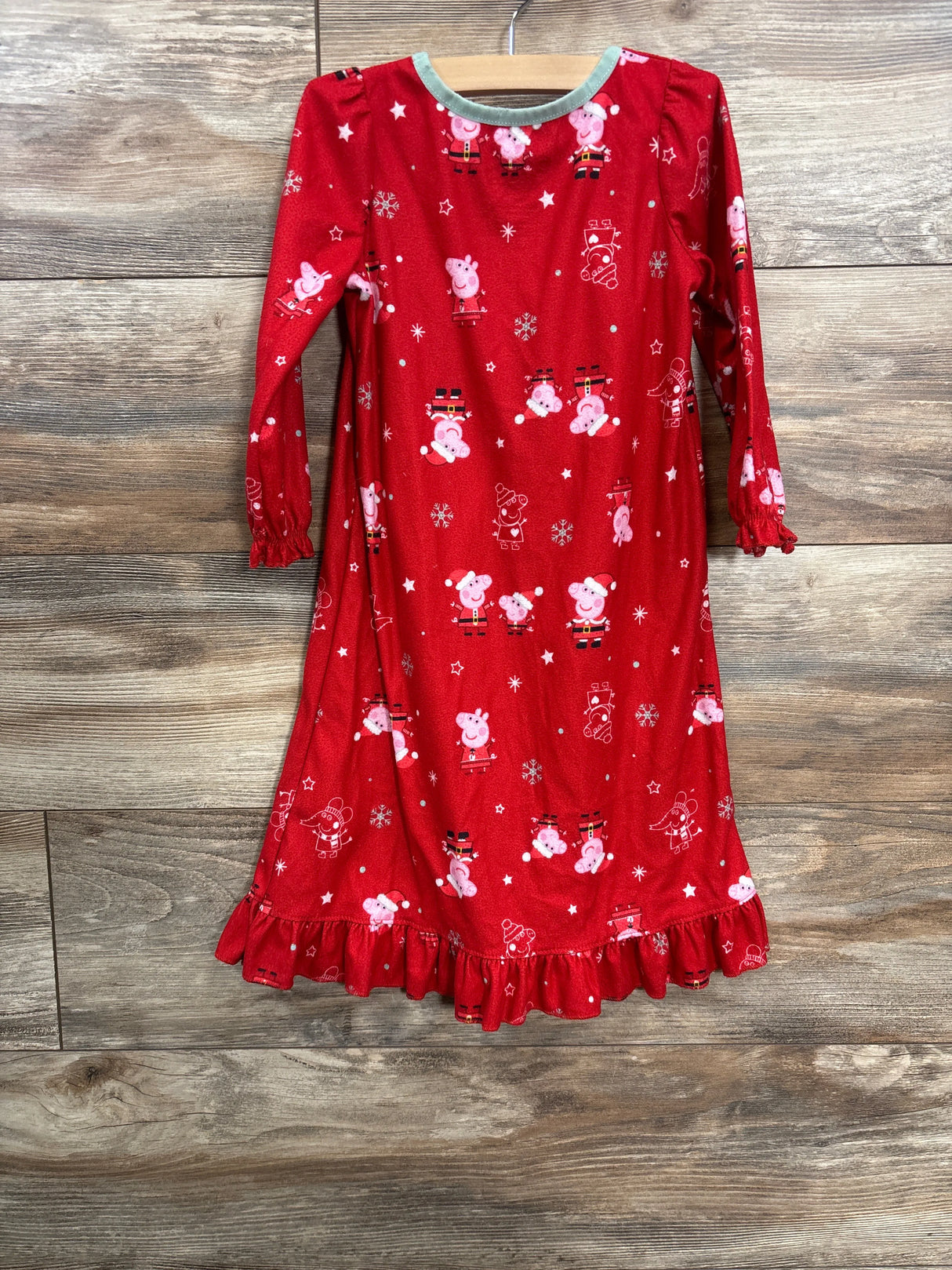 Peppa Pig Christmas Nightgown Red sz 2T