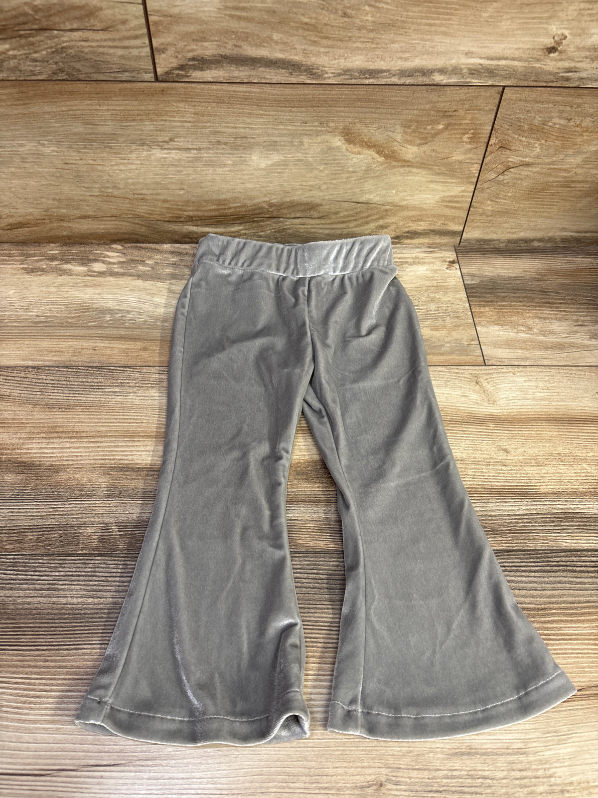 Jessica Simpson Flared Velvet Pants Grey sz 24m