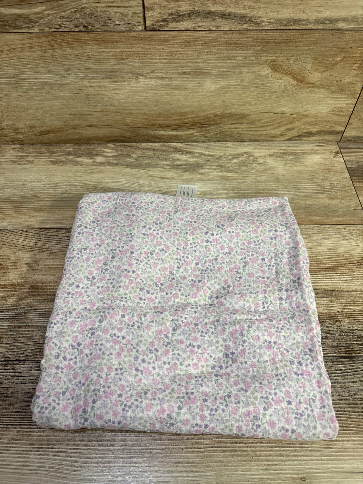 Carter's Muslin Swaddle Blanket Floral White ~ 47'' x 47''