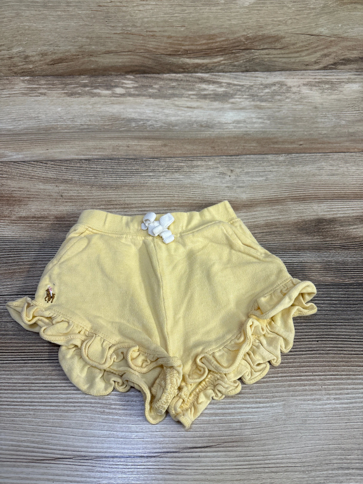 Ralph Lauren Pull-On Ruffle Shorts Yellow sz 6m
