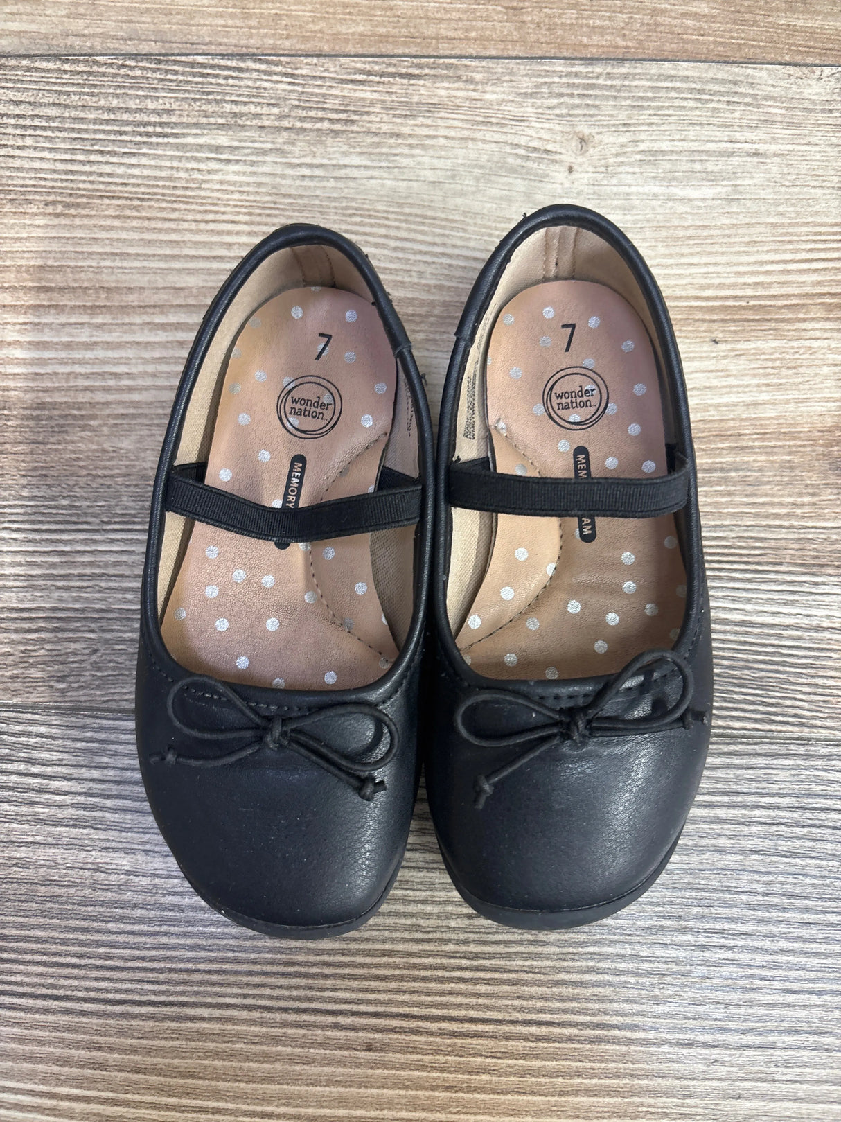 Wonder Nation Bow Ballet Flats sz 7c