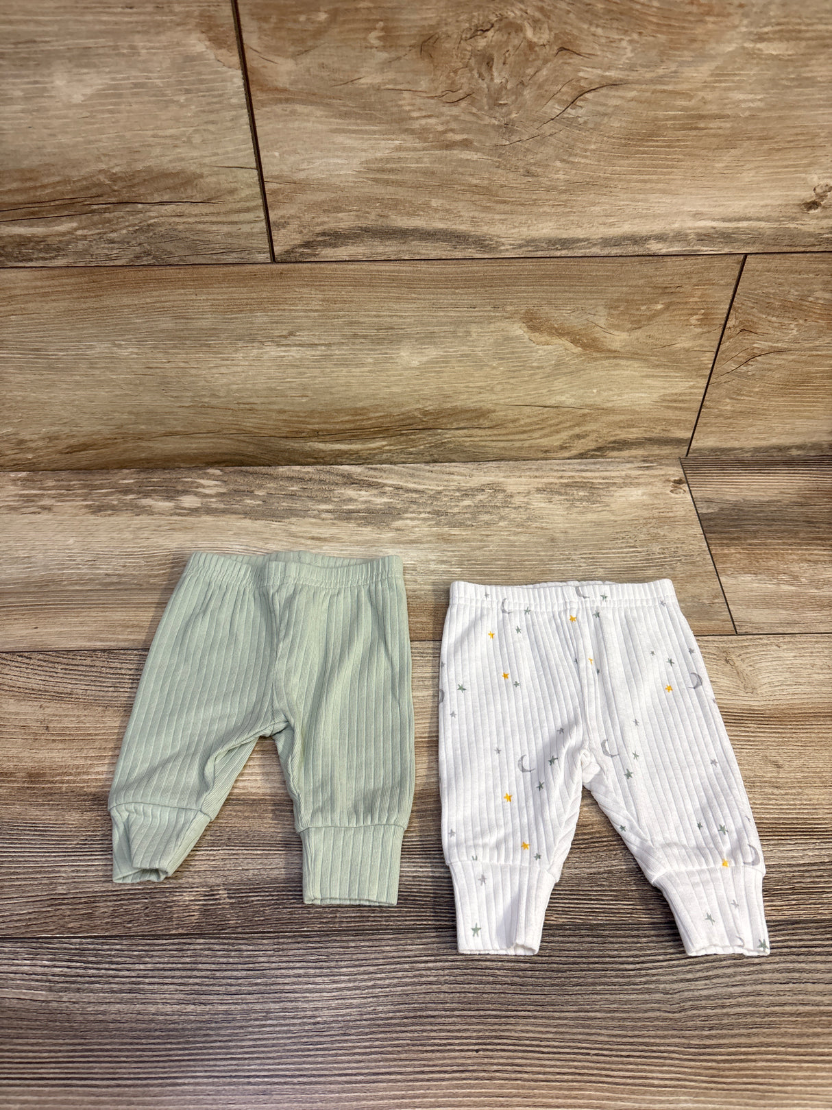 Just One You 2pk Ribbed Pants Green sz Newborn