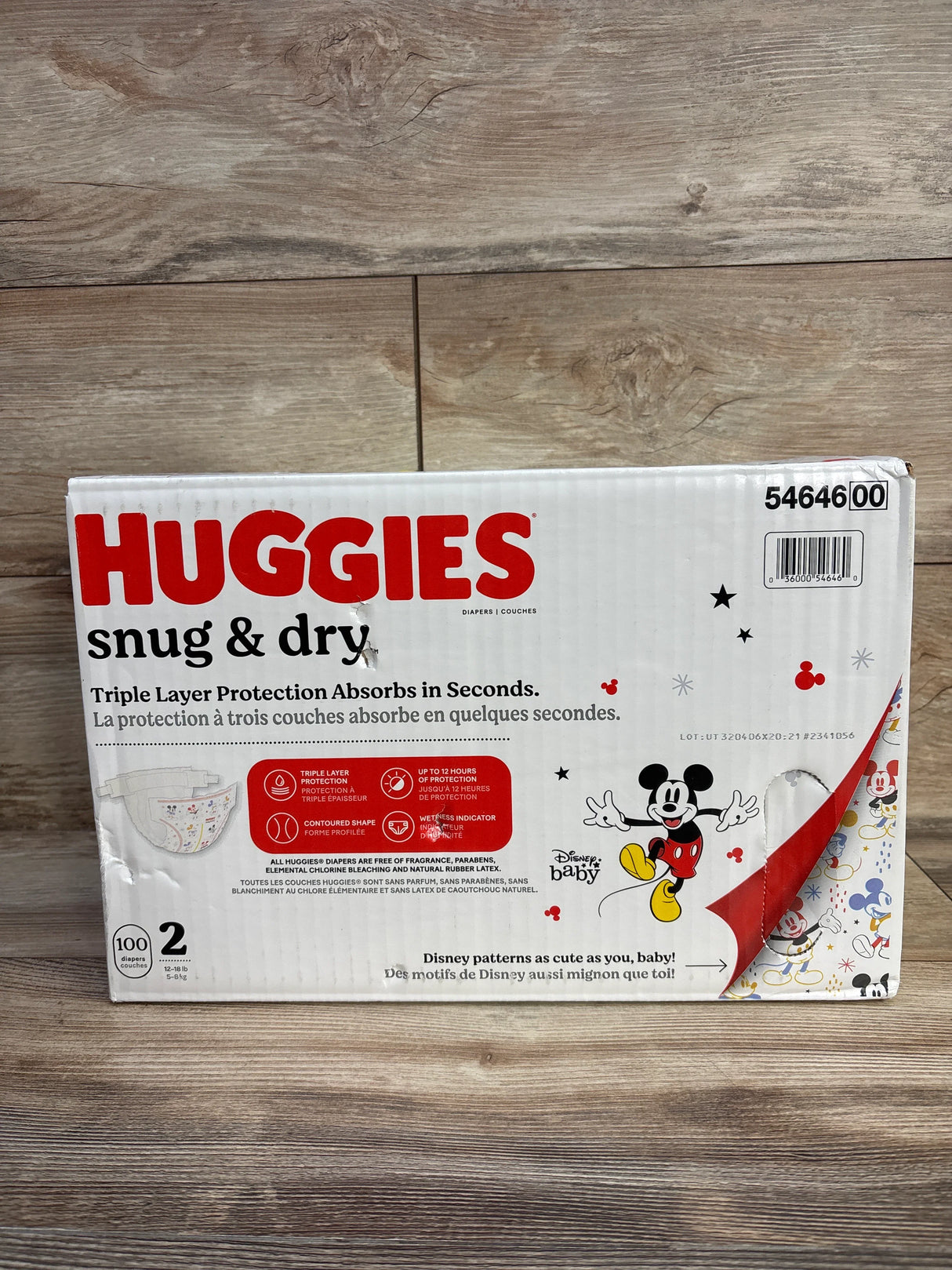 NEW Huggies Snug Dry Diapers Size 2 100ct