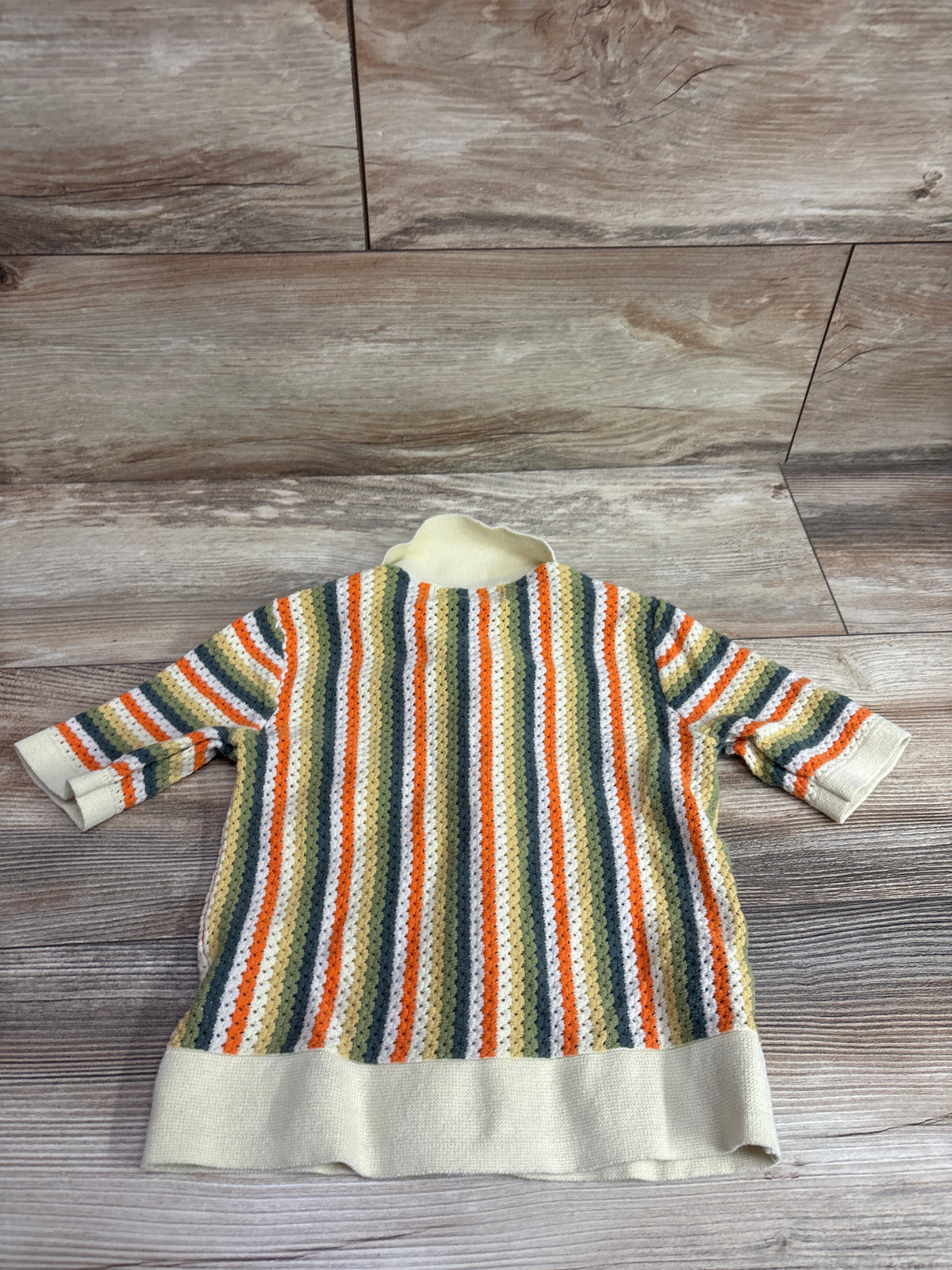 Old Navy Loose Sweater-Knit Shirt Cream sz 3T