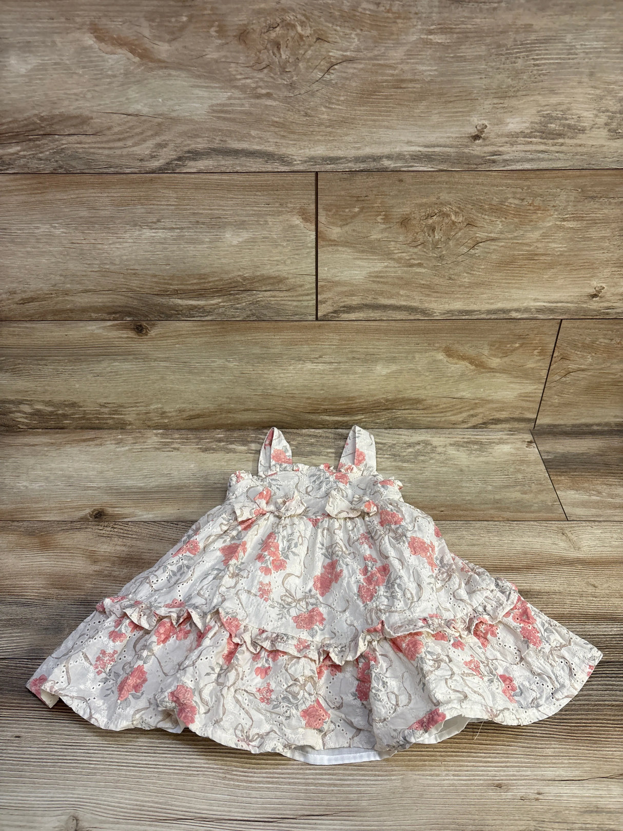 Haute Hippie Embroidered Eyelet Dress Ivory sz 24m