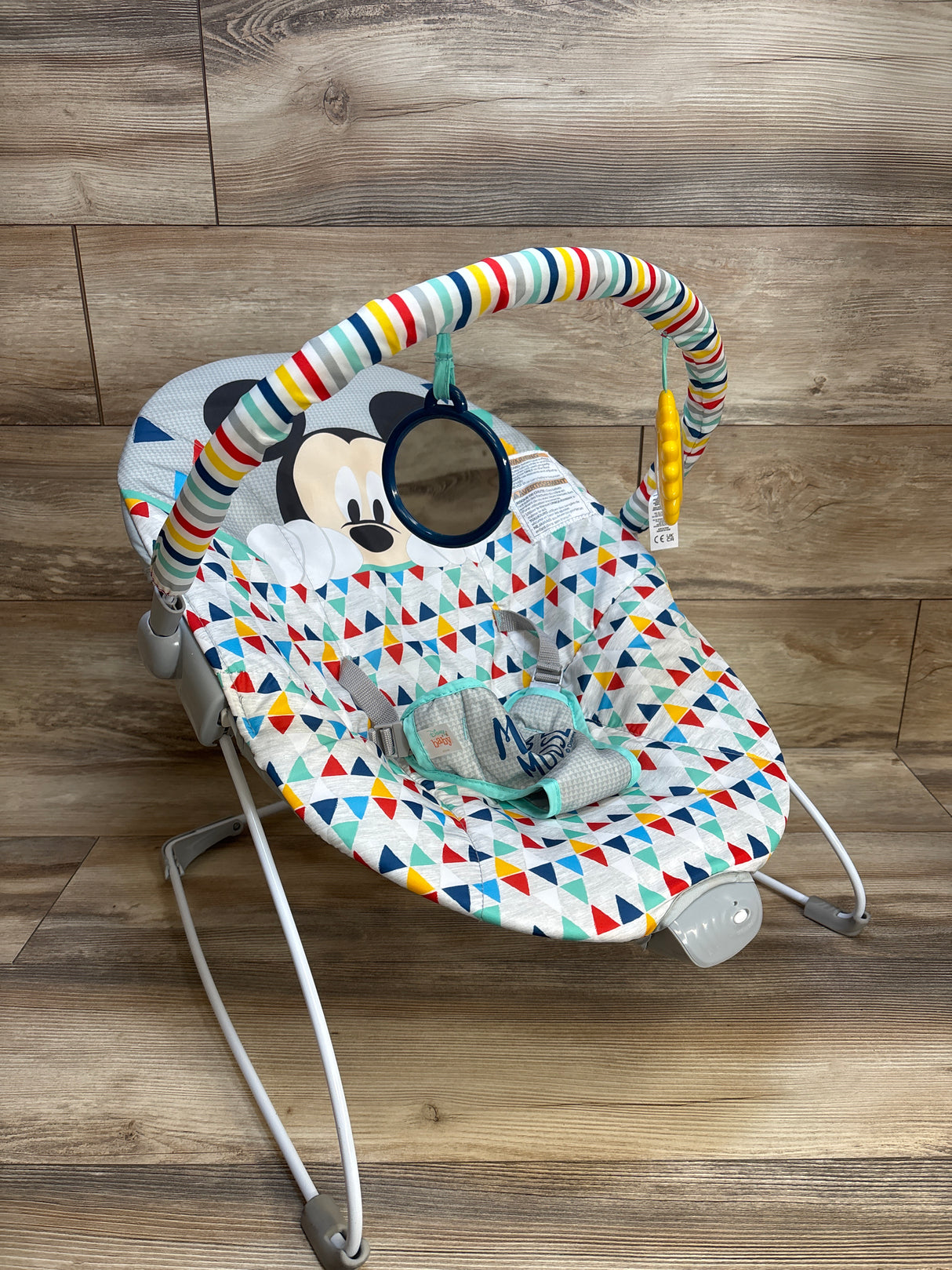 Bright Starts Disney Baby Mickey Mouse Happy Triangles Bouncer