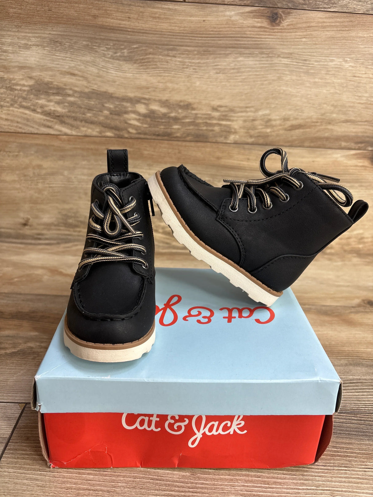 NEW Cat & Jack Greyson Boots, Black sz 6c