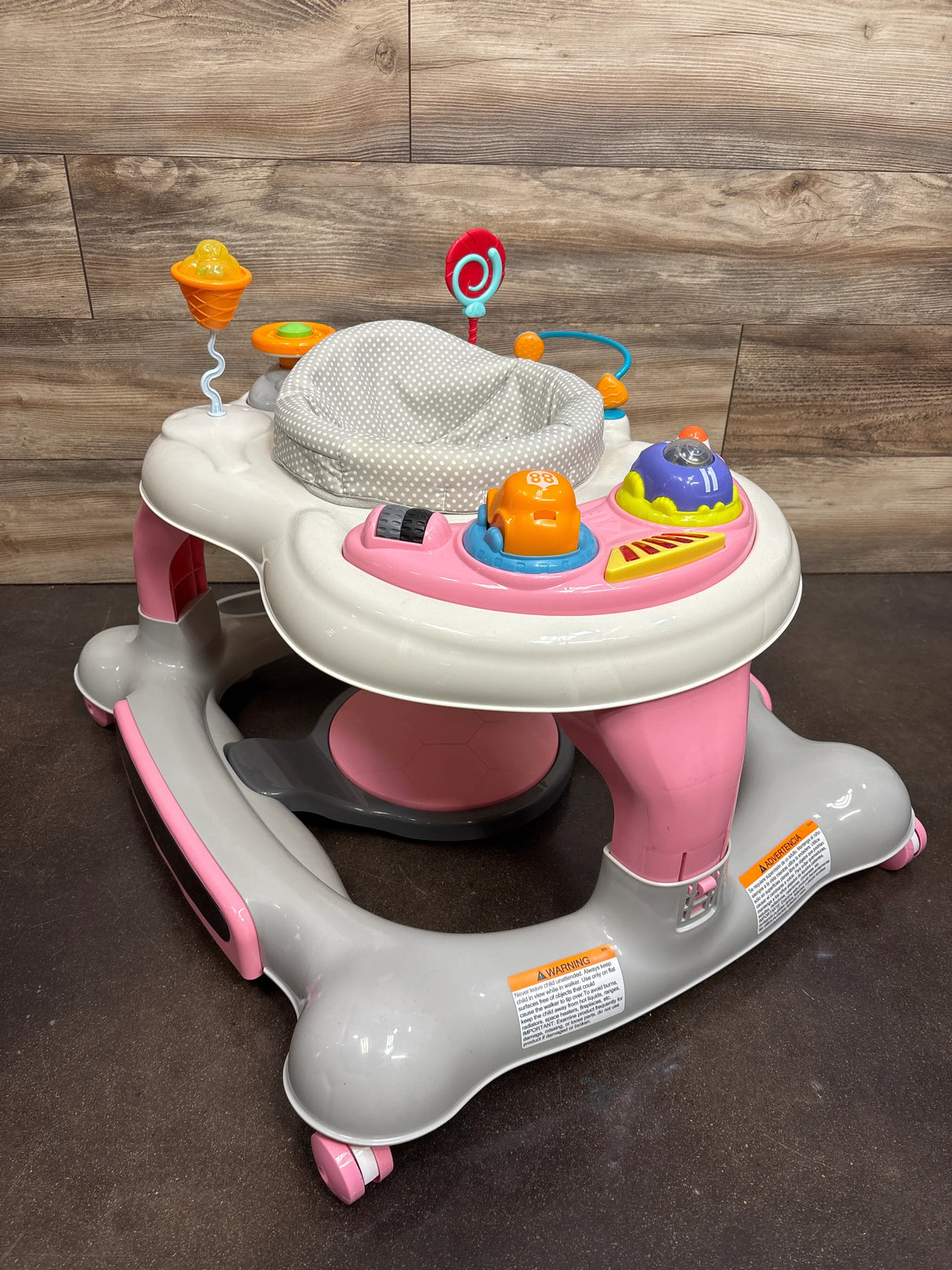 NEW Storkcraft 3-in-1 Activity Walker and Rocker with Jumping Board and Feeding Tray