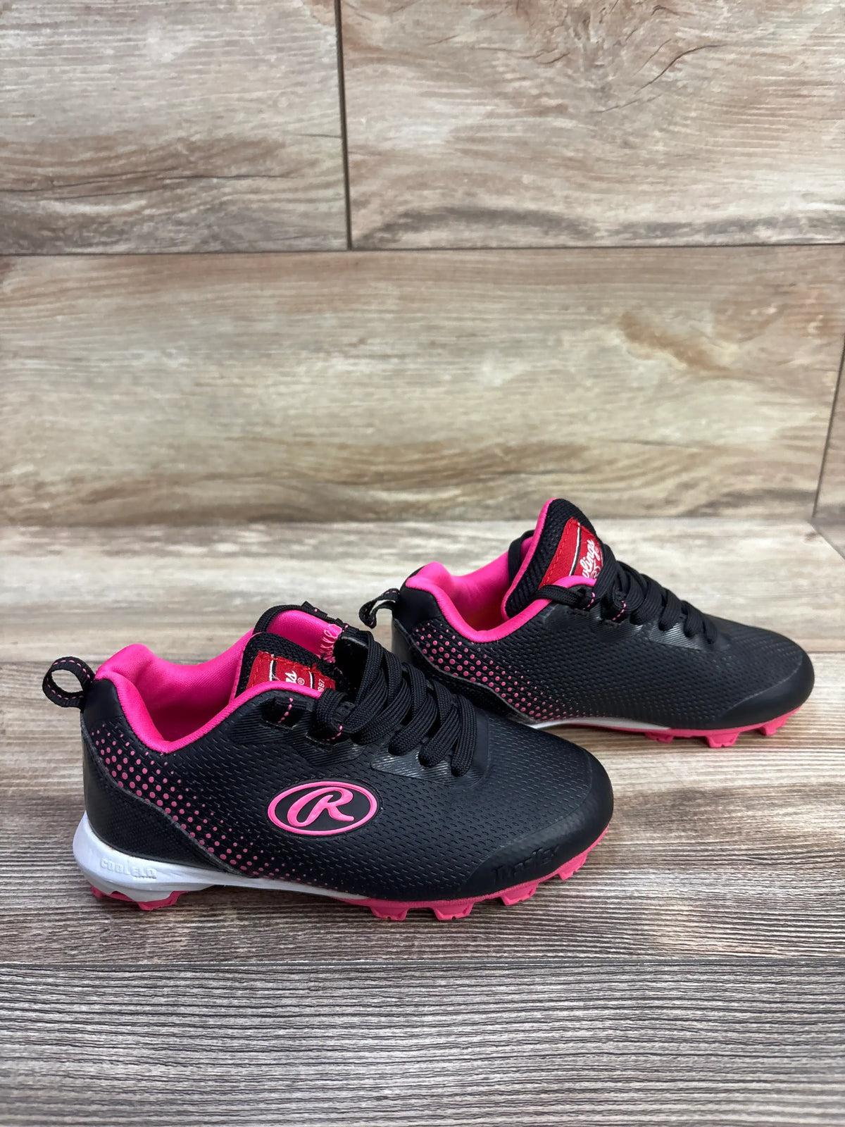 Rawlings Girls Softball Cleats Black sz 11c