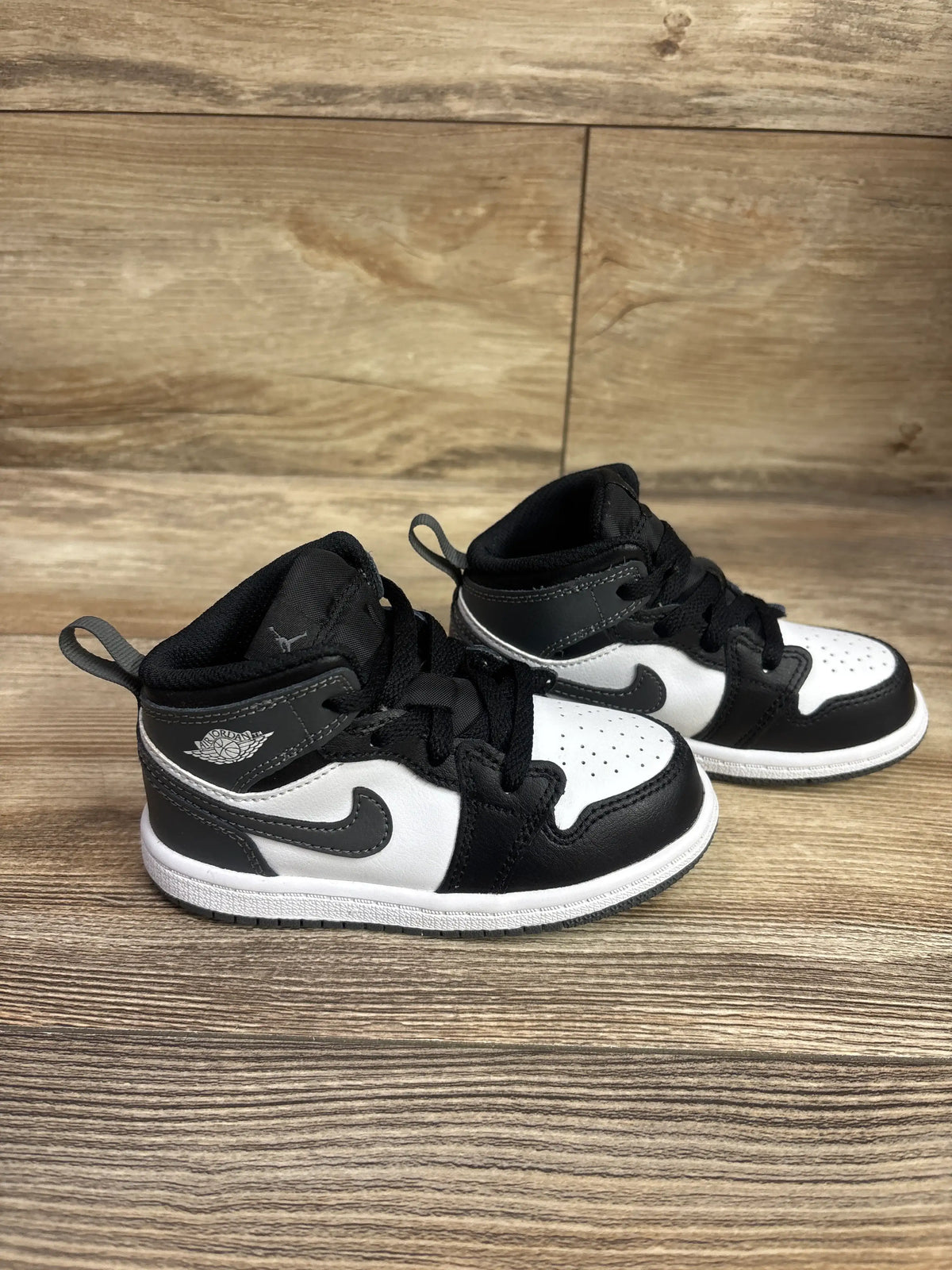 Air Jordan 1 Mid TD 'Iron Grey' Sneakers sz 8c