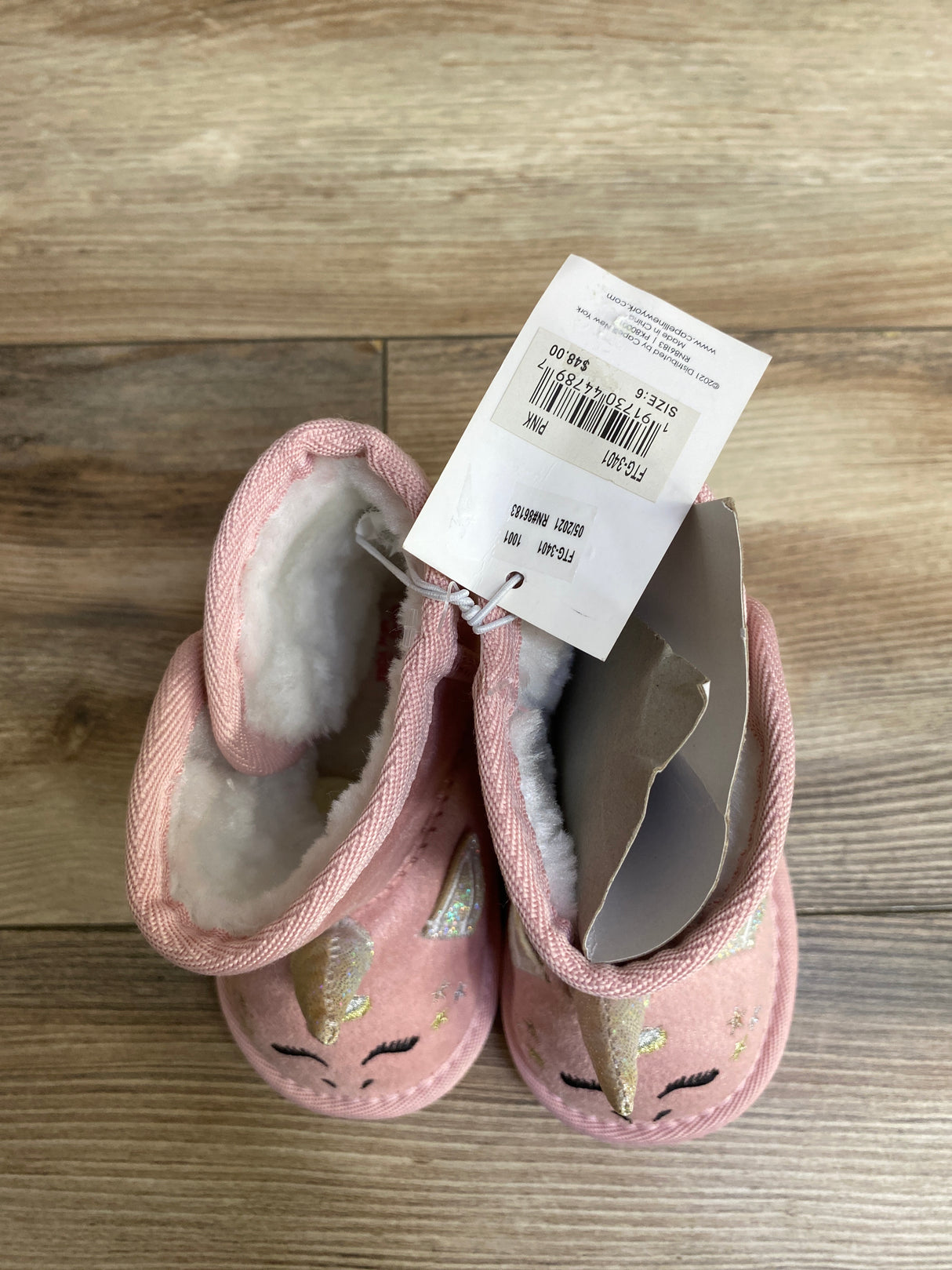 NEW Capelli New York Lined Unicorn Boots Pink sz 6c