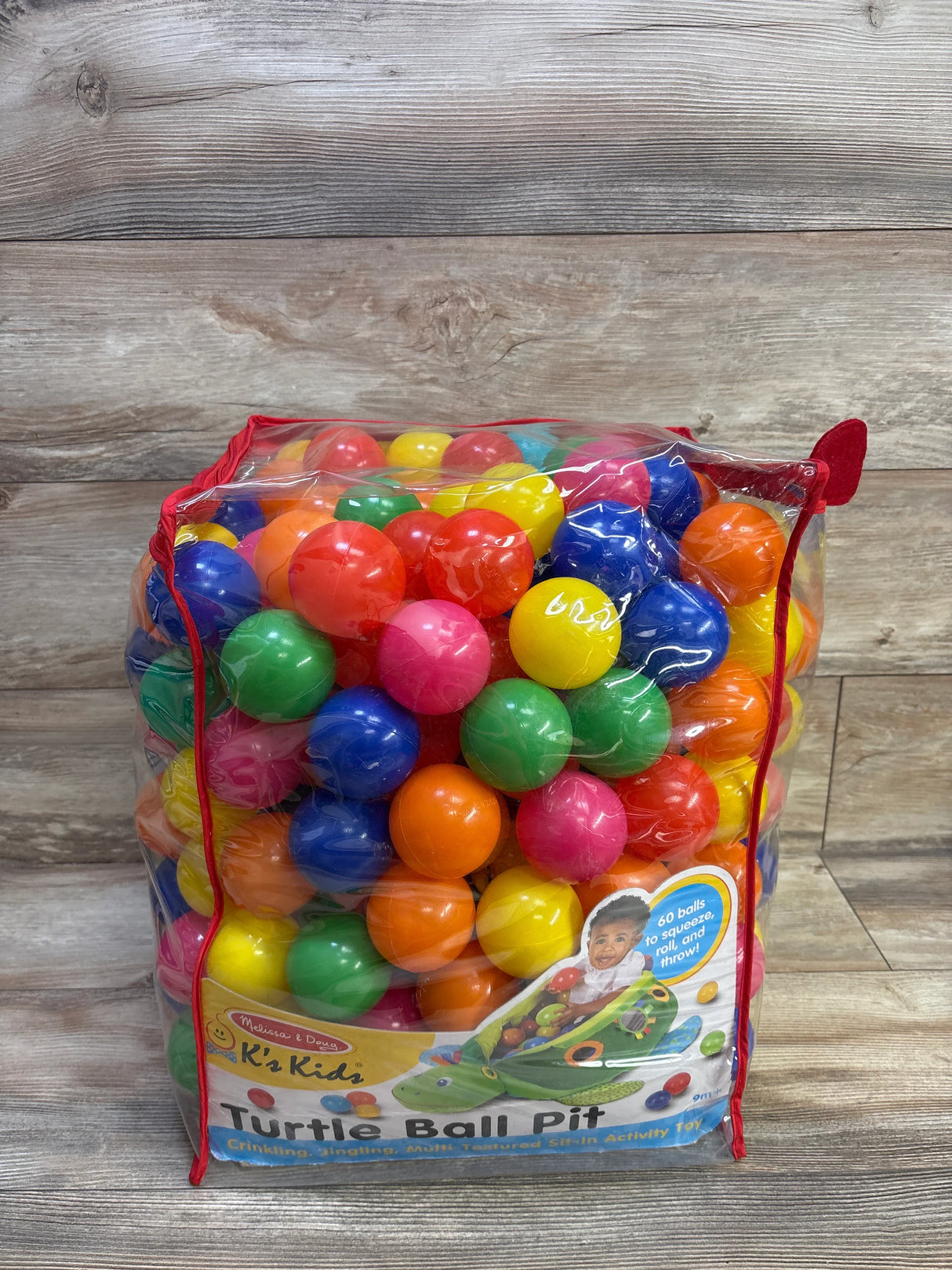 Melissa & Doug K's Kids Turtle Ball Pit with 180 Balls