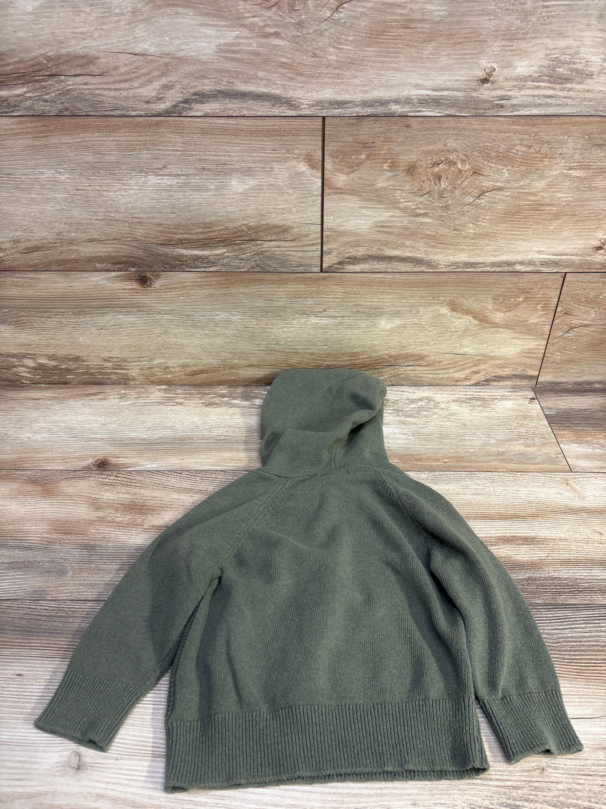 Cat & Jack Knit Hooded Sweater Green sz 2T