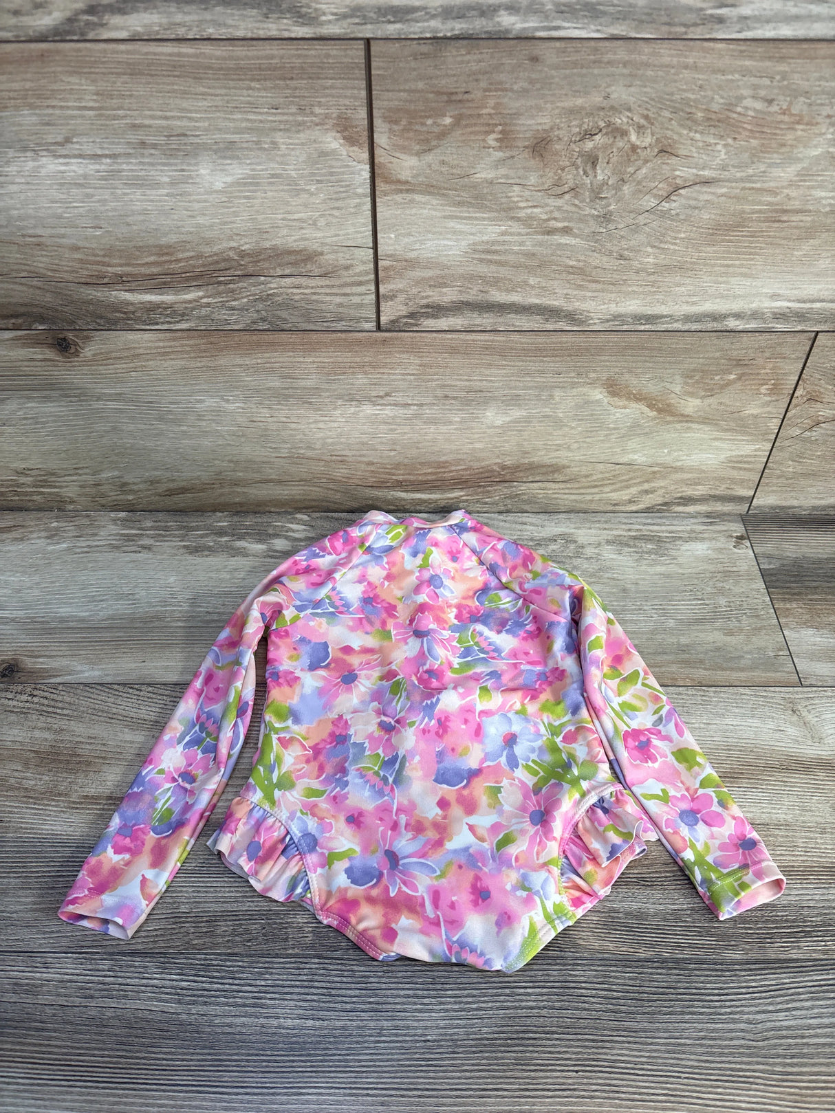 Banana Boat 1pc Long Sleeve Rash Guard Swimsuit Pink sz 2T