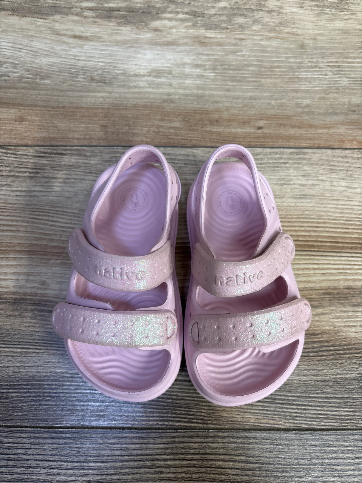 Native Chase Bio-Bling Sandals Pink sz 6c