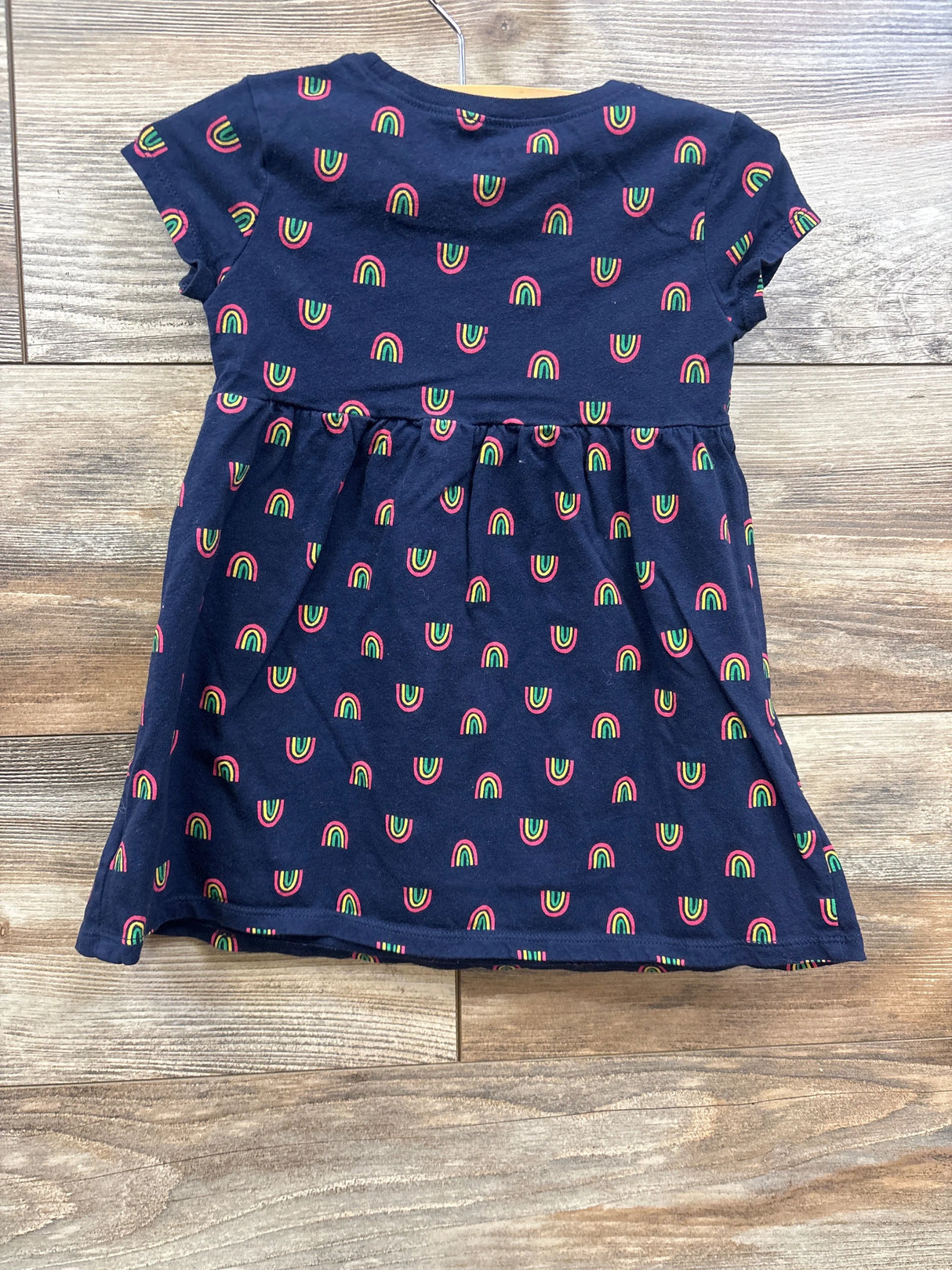 Old Navy Rainbow Print Dress Navy sz 2T - Me n Mommy To Be
