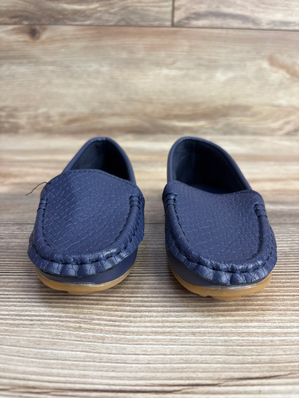 Faux Leather Loafers Navy 8/9c