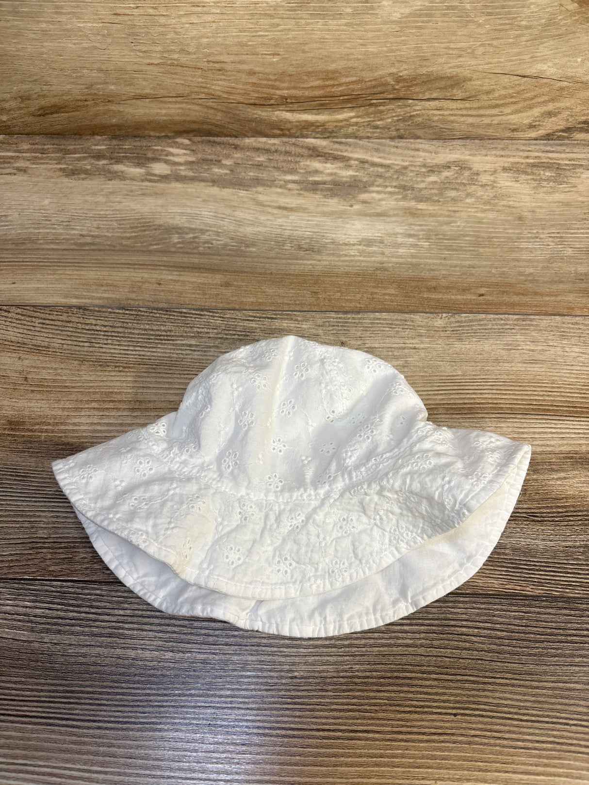 Just One You Eyelet Swim Hat - White sz 6-12m