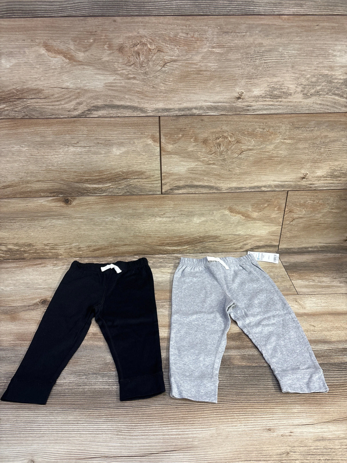 NEW Carter's 2pk Drawstring Pants Black sz 12m