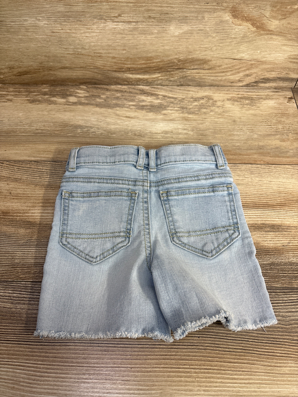 Cat & Jack Denim Frayed Shorts Blue sz 18m