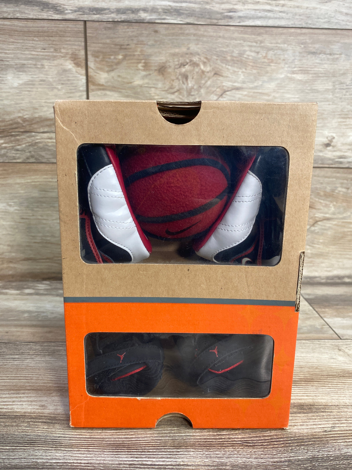 First Lebron IV (CB) Sneakers Gift Pack Red/Black sz 2c