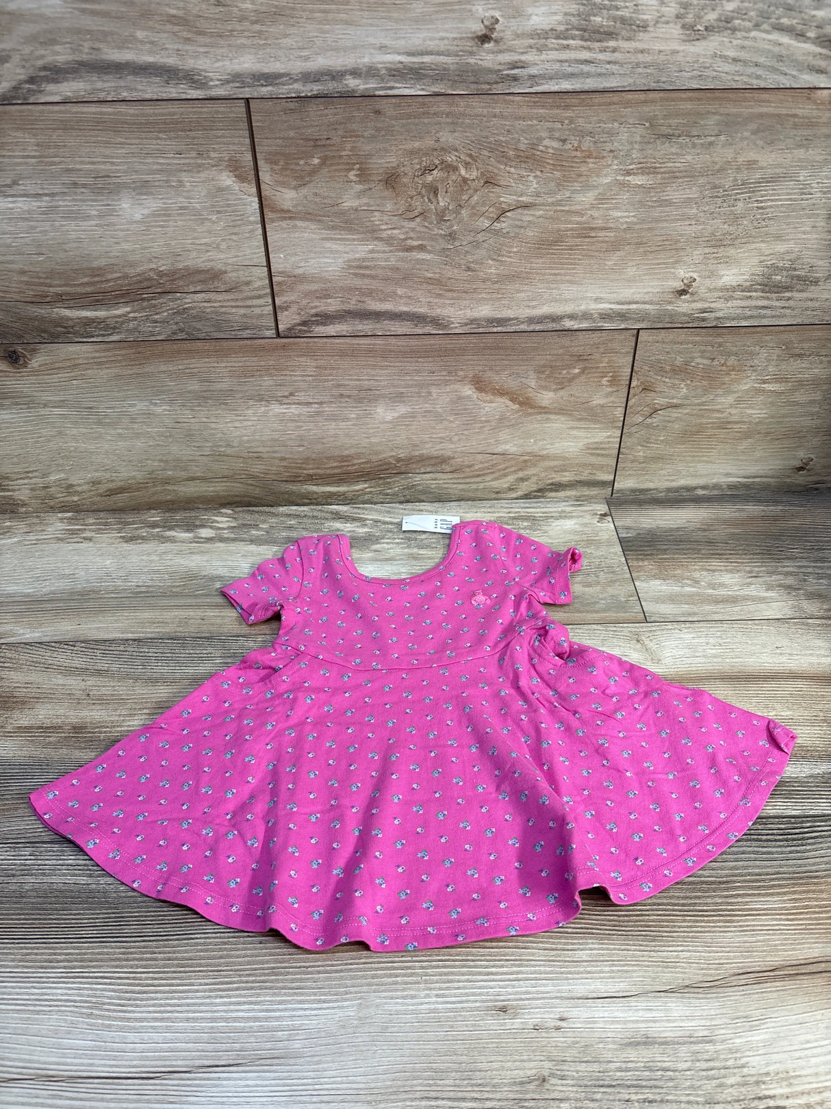 NEW Baby Gap Floral Twirl Dress Pink sz 12-18m