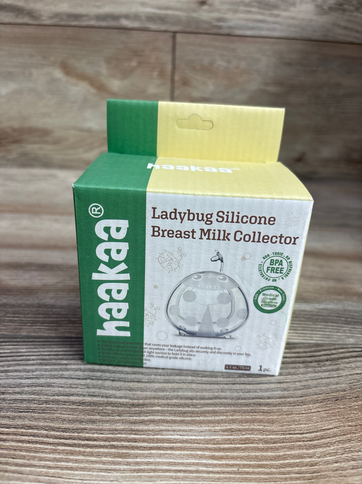 NEW Haakaa Ladybug Silicone Breast Milk Collector - 2.5oz