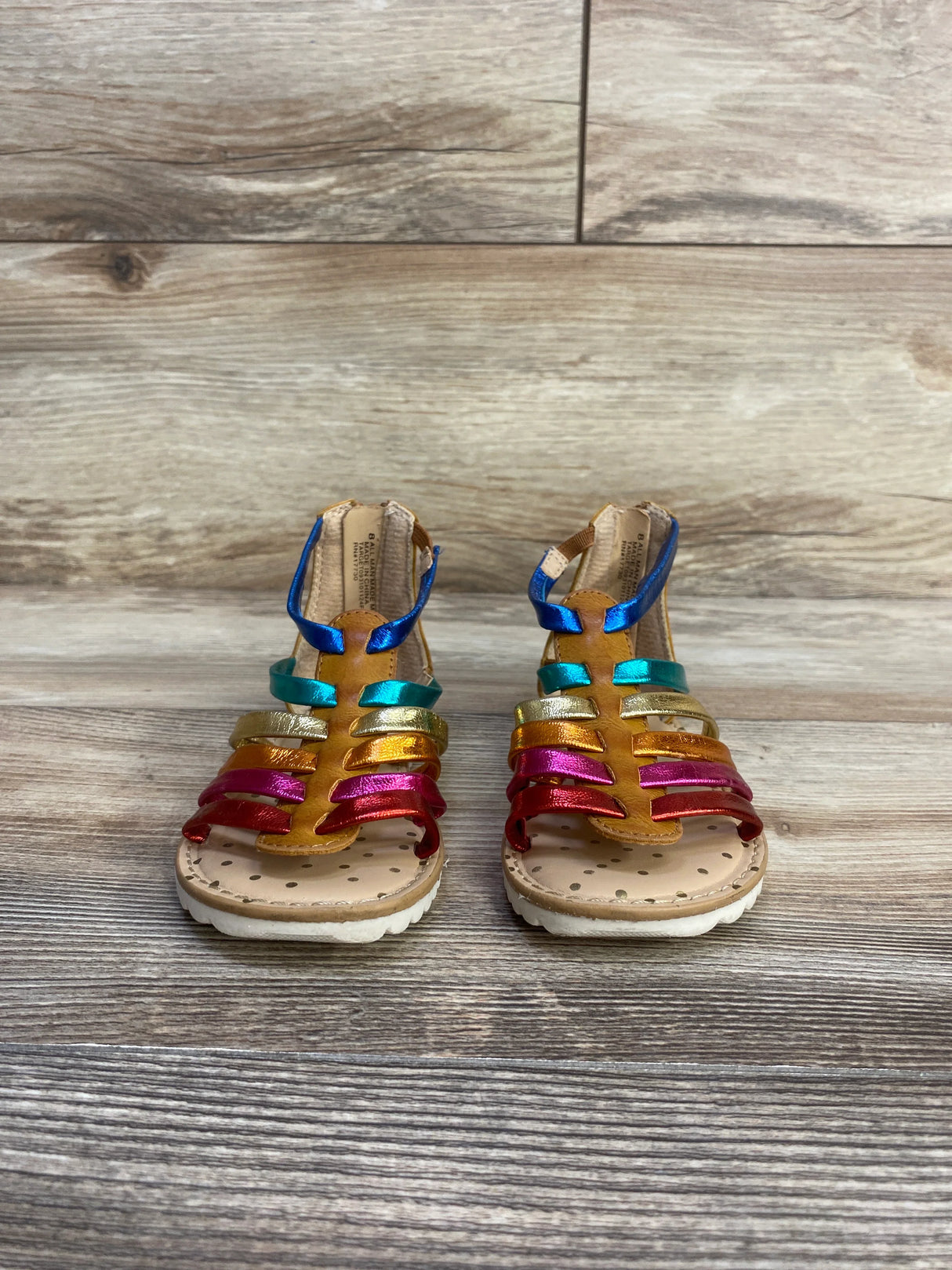 Cat & Jack Shanel Gladiator Sandals sz 8c - Me n Mommy To Be