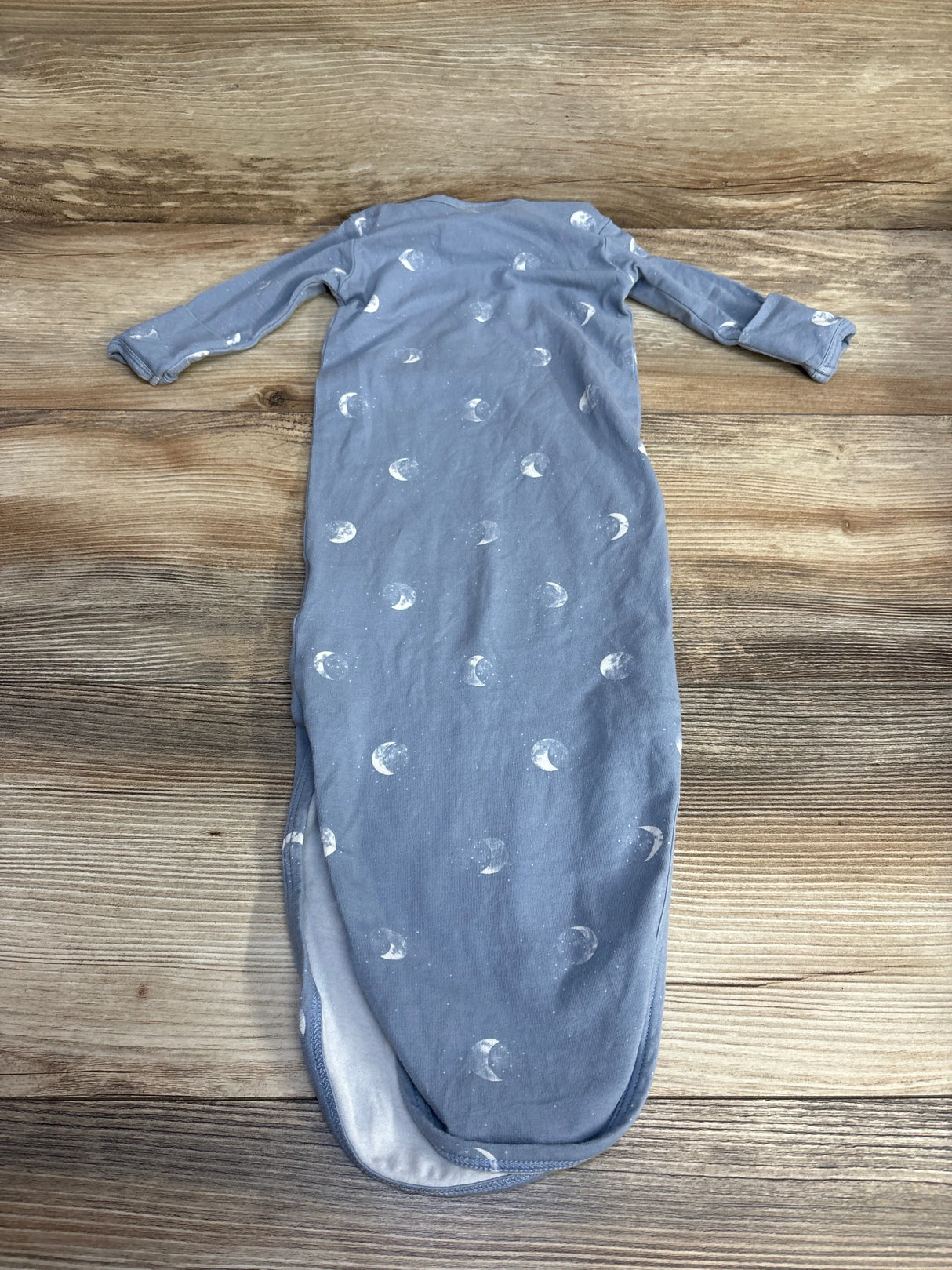 aden + anais Moon Print Knotted Gown Blue sz 0-3m - Me n Mommy To Be