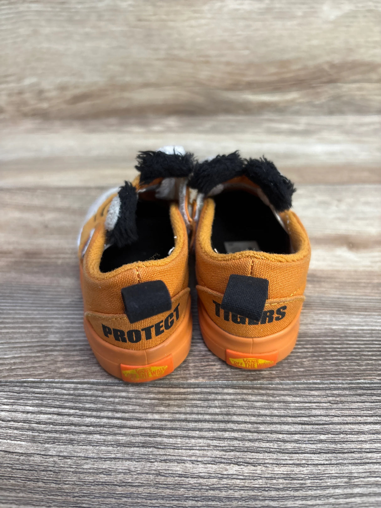 Vans Discovery Project Cat Slip-On V Wild Tiger, Orange sz 5c